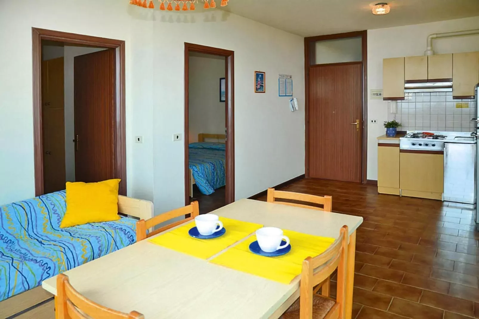 Residence Annina Ceriale - Two-Room Apt 4 Pax B4-Woonkamer