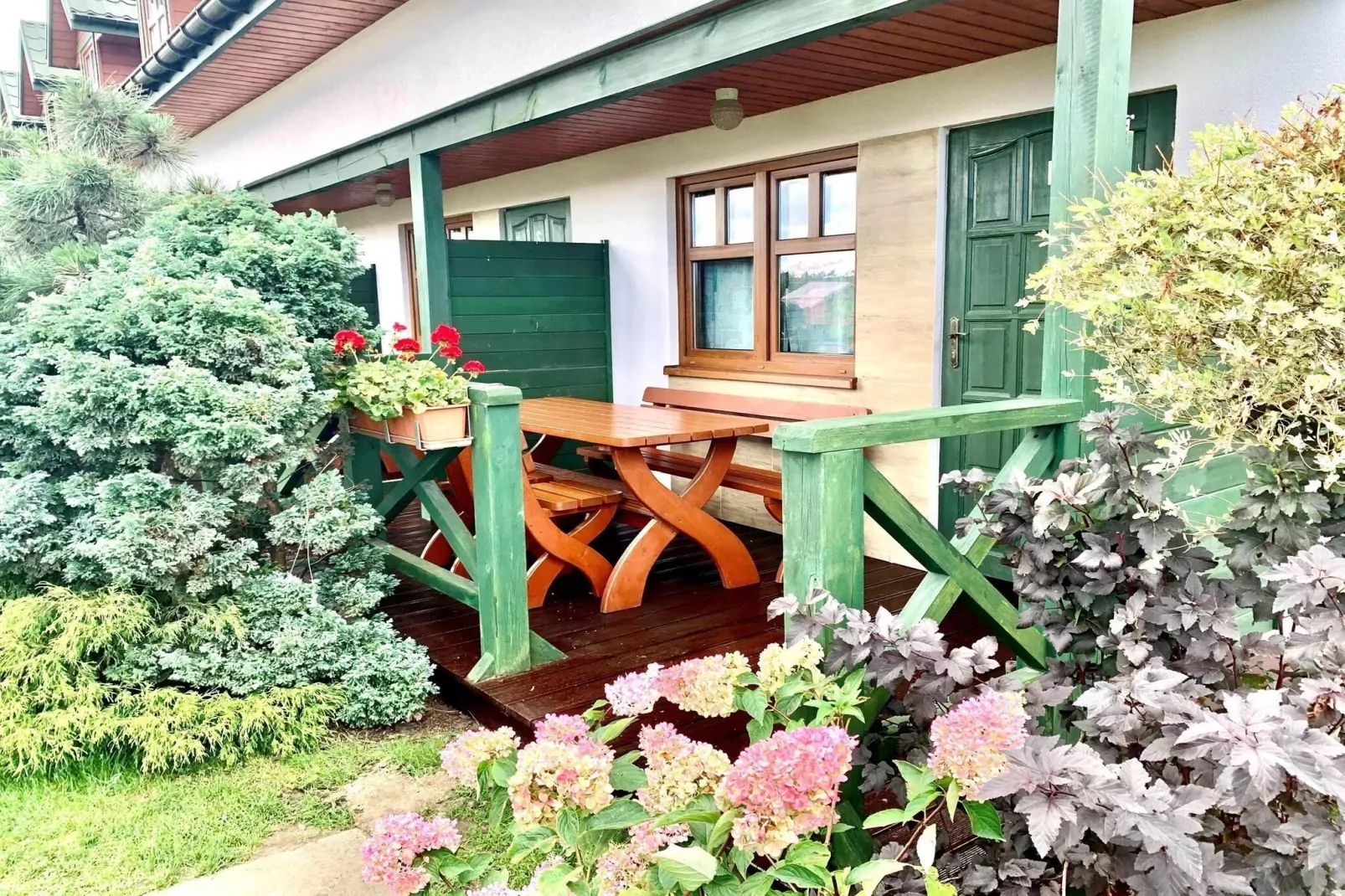Domek STANDARD dla 4 osób Sarbinowo-Tuinen zomer