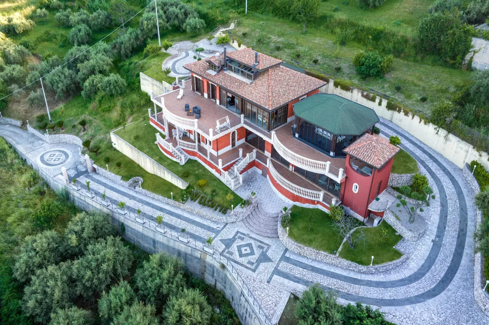 Villa Rosaria-Buitenkant zomer
