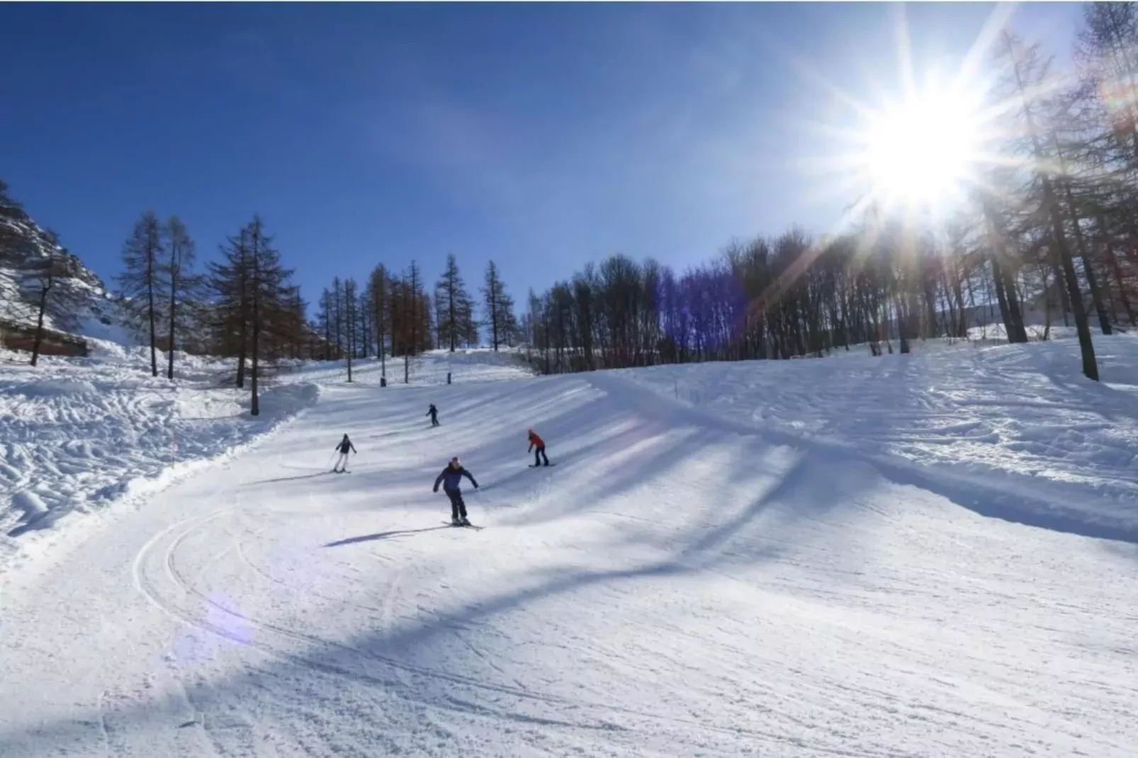 Chalet Antey Quadri B-Gebied winter 5km