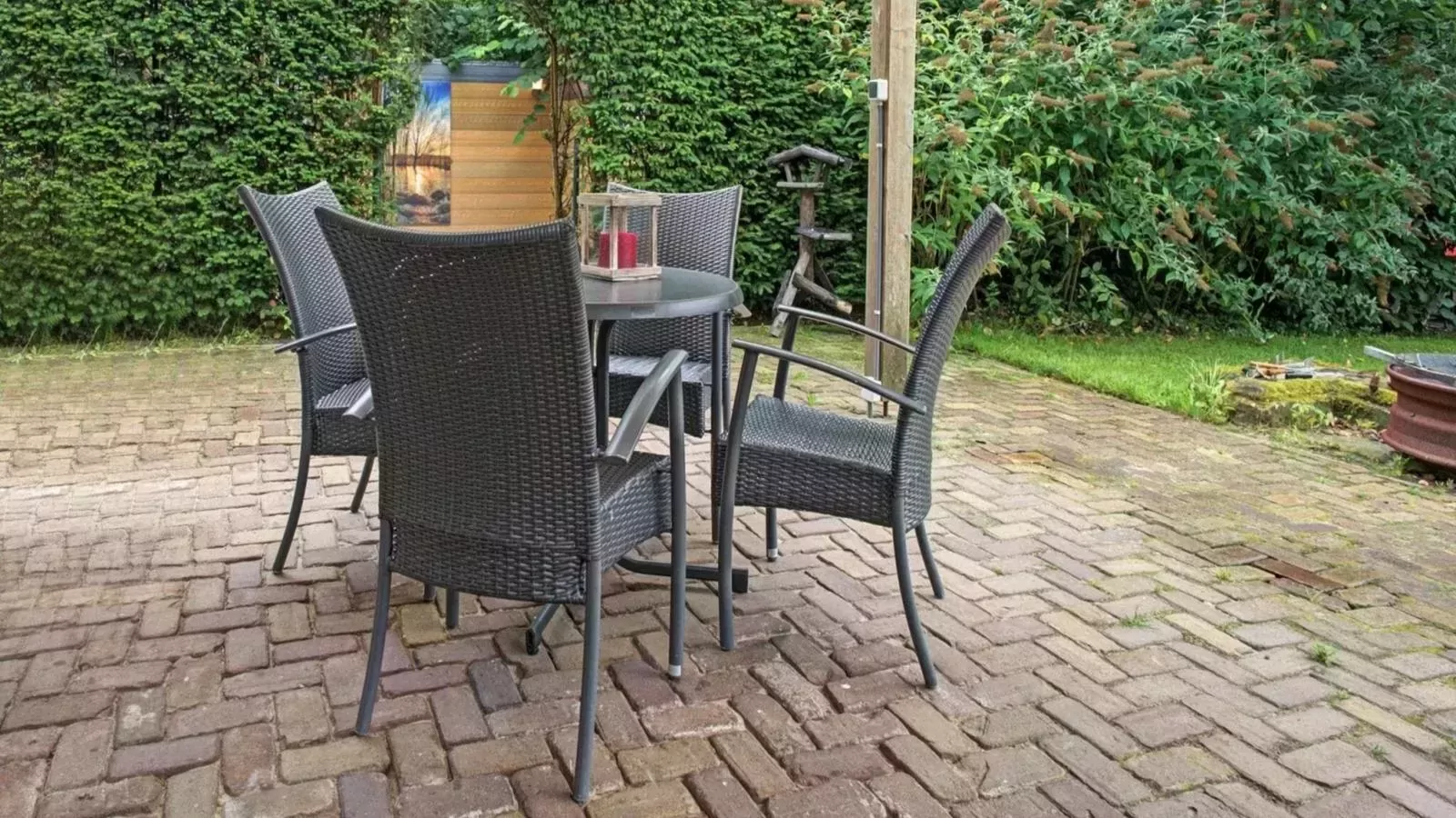 Wellnesshuisje Kalheupink-Terrasbalkon