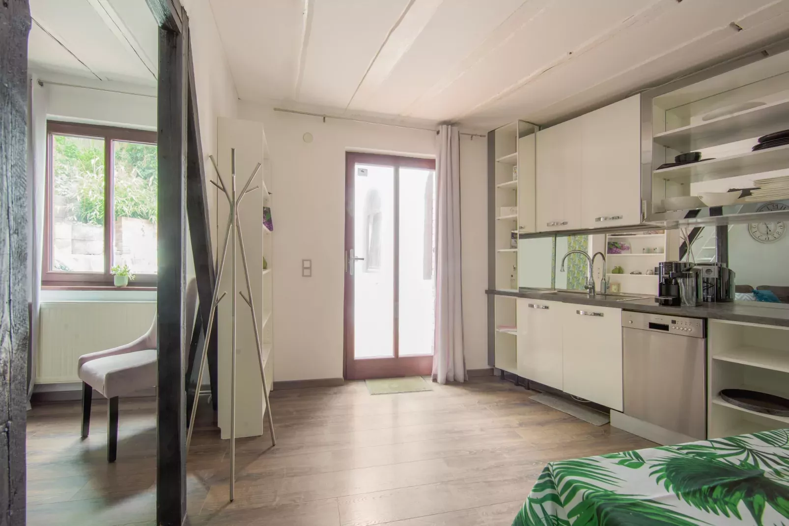 Maisonette im Taunus mit mediterrane Terrasse-Keuken