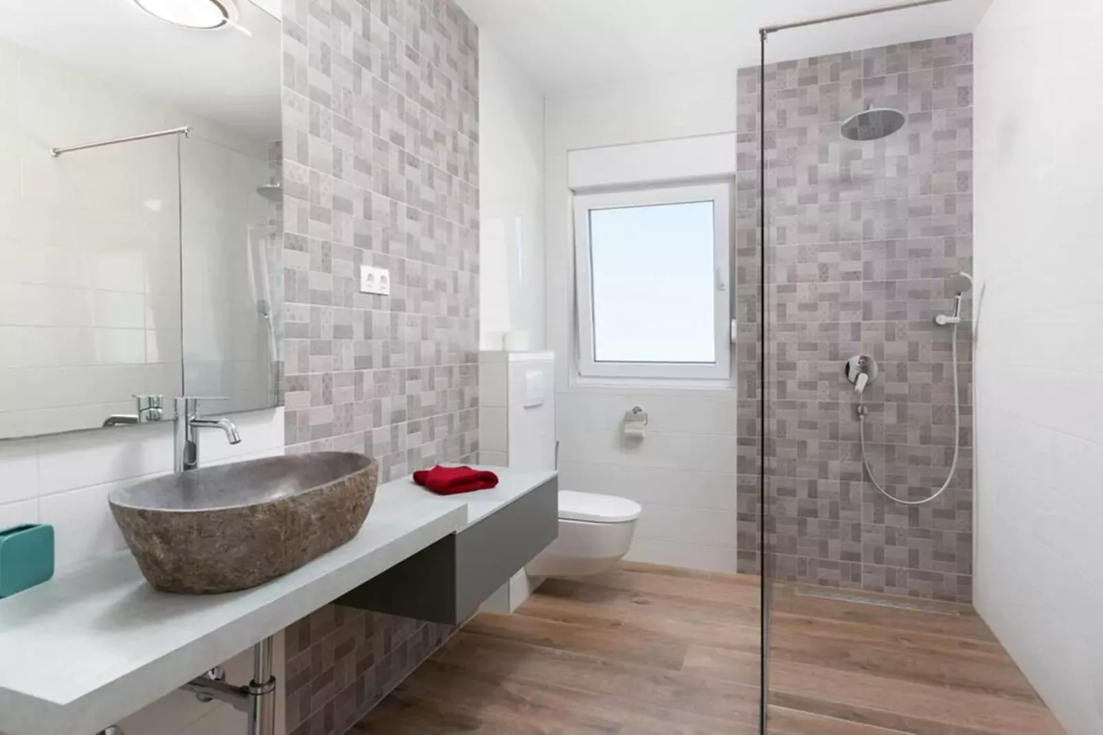 Villa Histra - Private Pool, Sea View, 5 Bedrooms-Badkamer