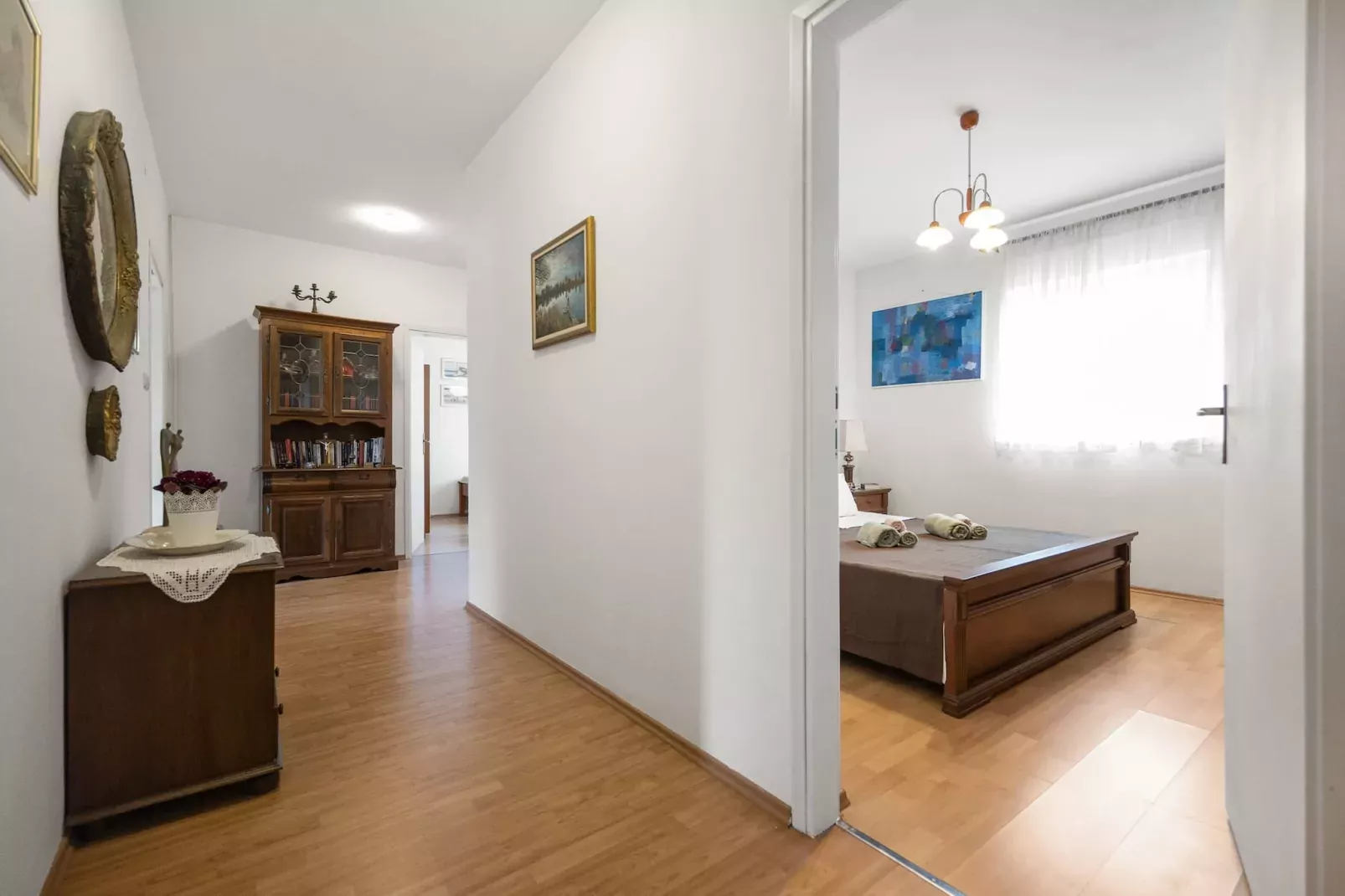 Apartment Jano with Balcony - Shabby Chic-Slaapkamer