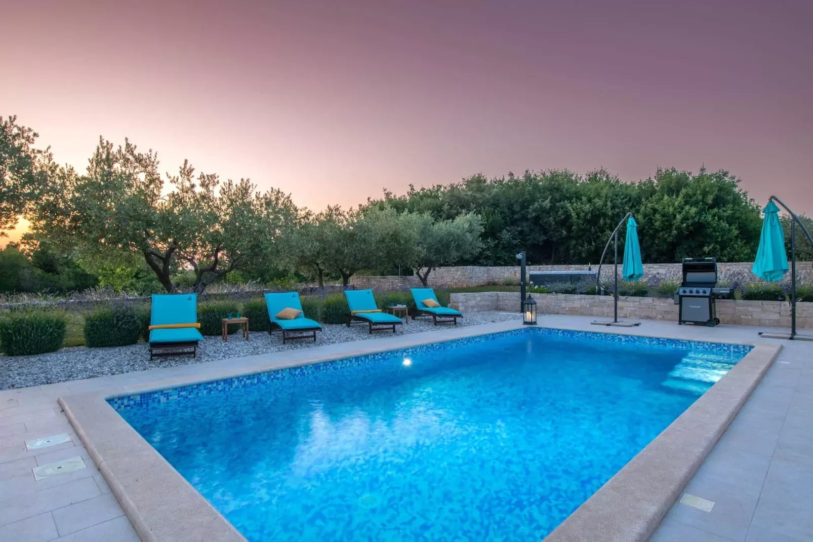 Villa Silentio with Jacuzzi and Pool (4+2)-Zwembad