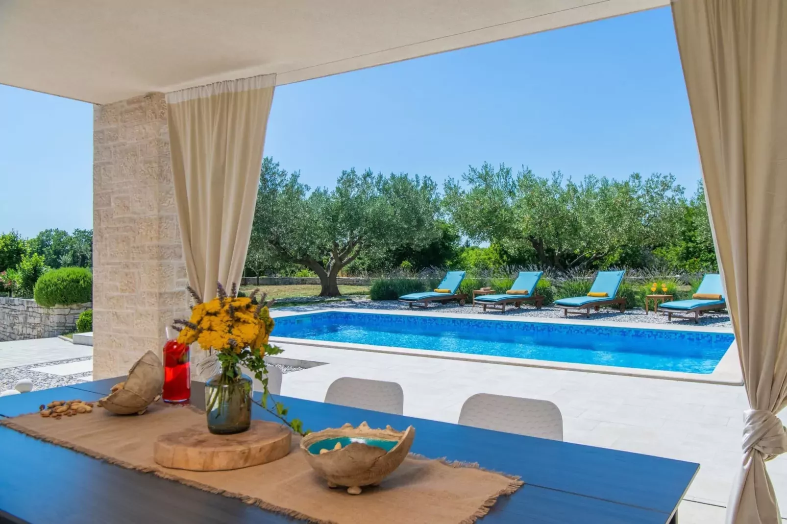 Villa Silentio with Jacuzzi and Pool (4+2)-Zwembad