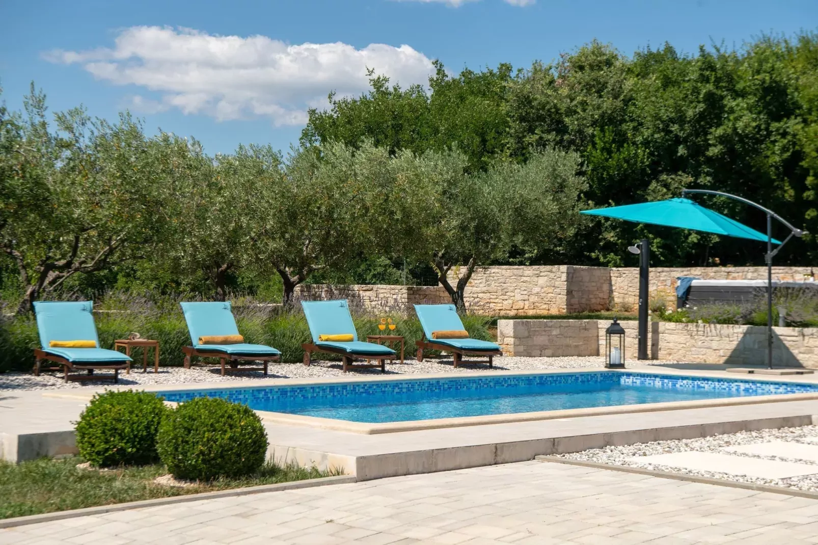 Villa Silentio with Jacuzzi and Pool (4+2)-Zwembad