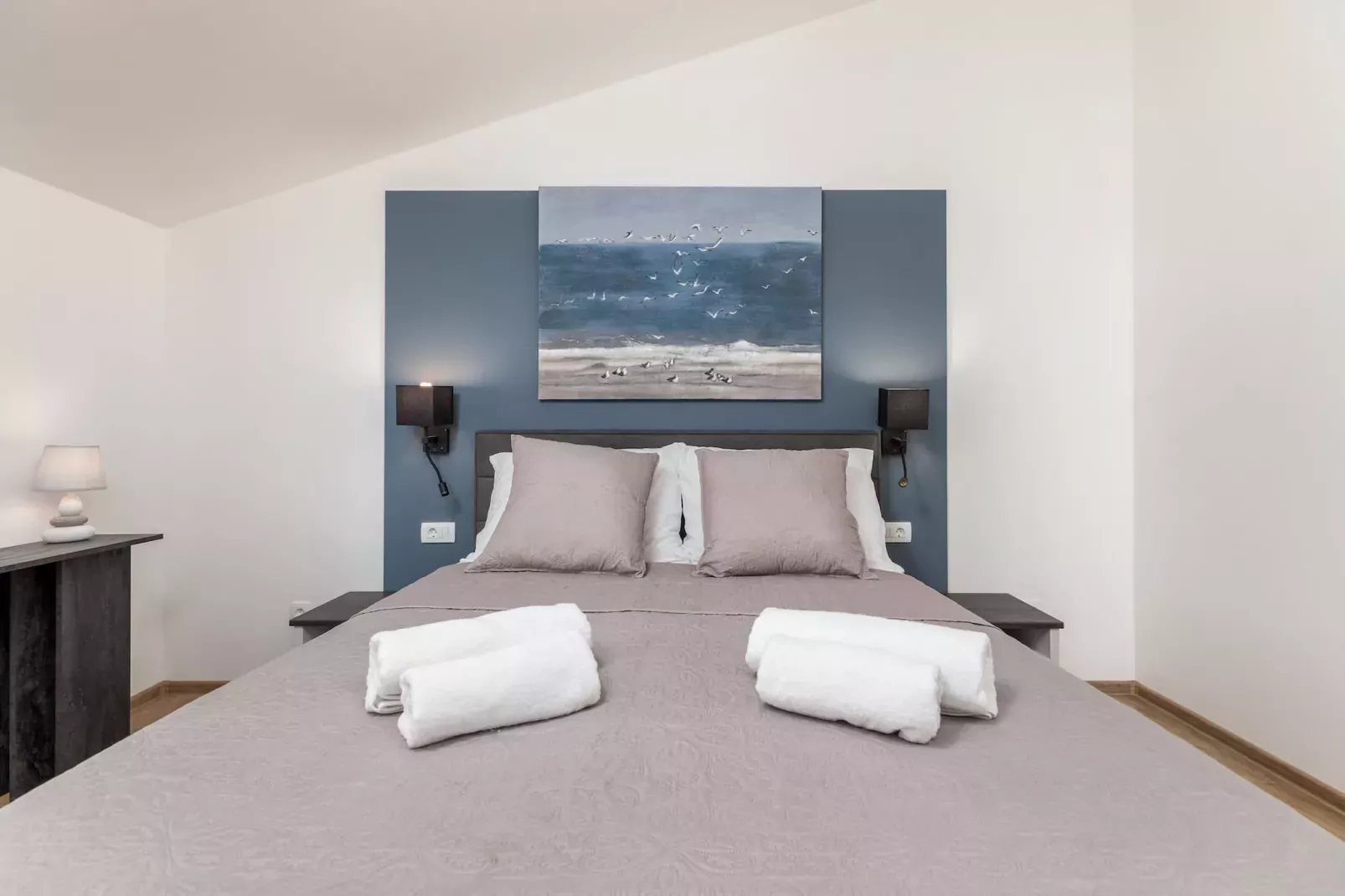 Marceta Apartment 4 - Pool and Big Garden-Slaapkamer