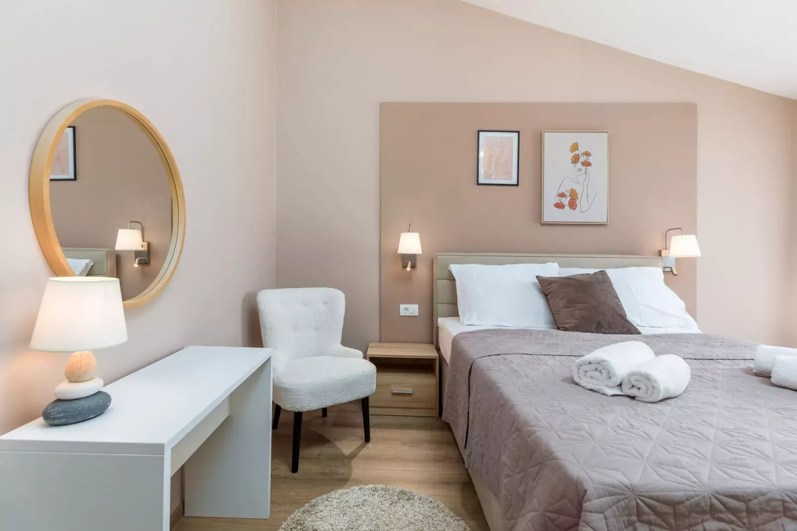 Marceta Apartment 3 - Pool and Big Garden-Slaapkamer