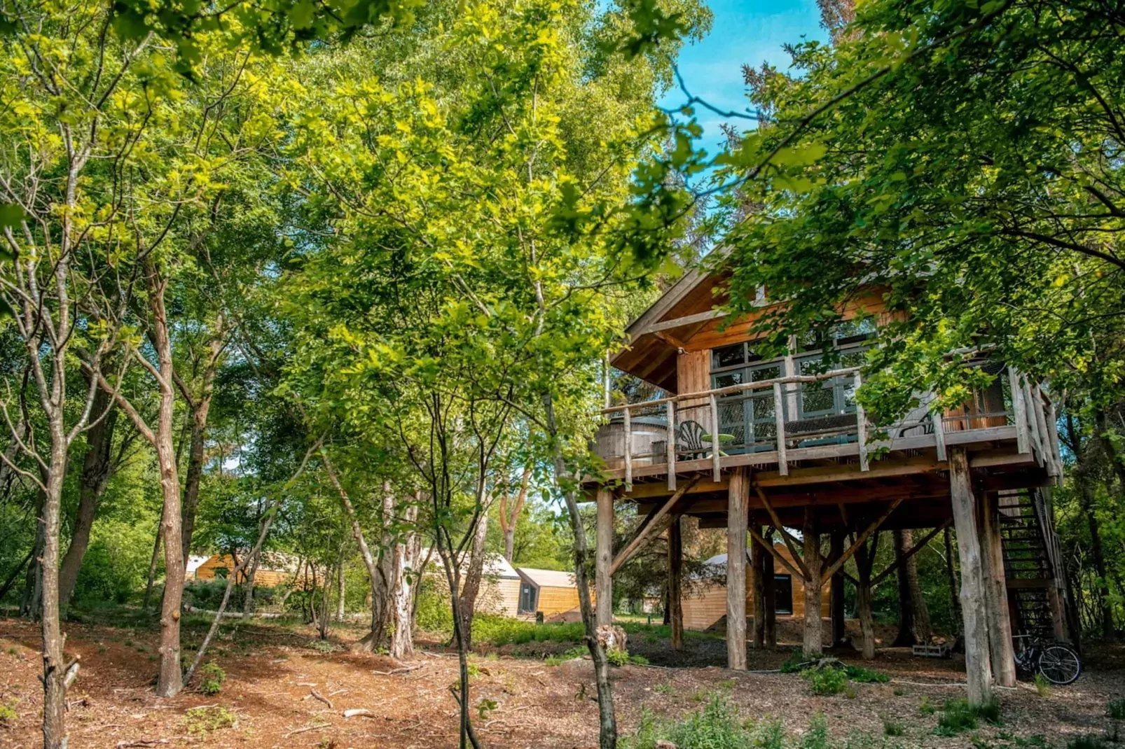 Resort Ruinen 8-Gebieden zomer 1km