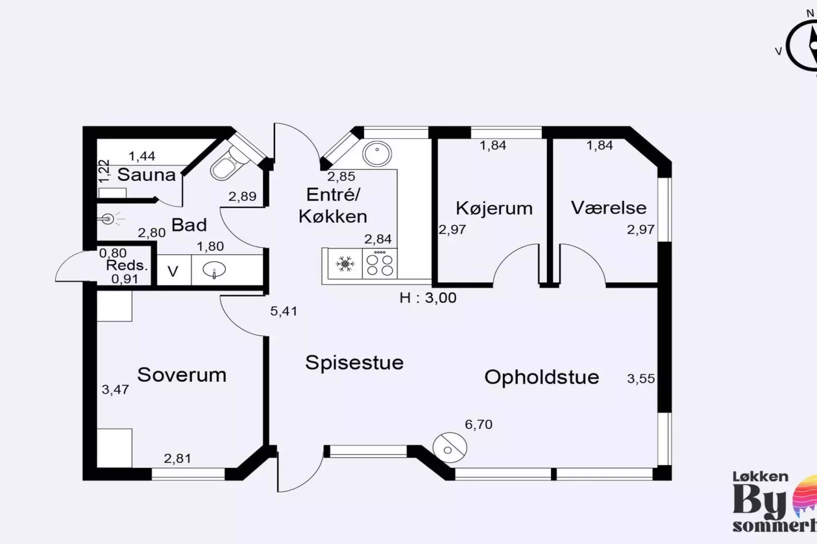 Vakantiehuis met ruime tuin-Binnen