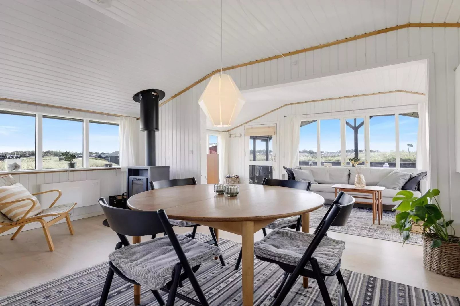 Vakantiehuis in Lokken met uitzicht-Binnen