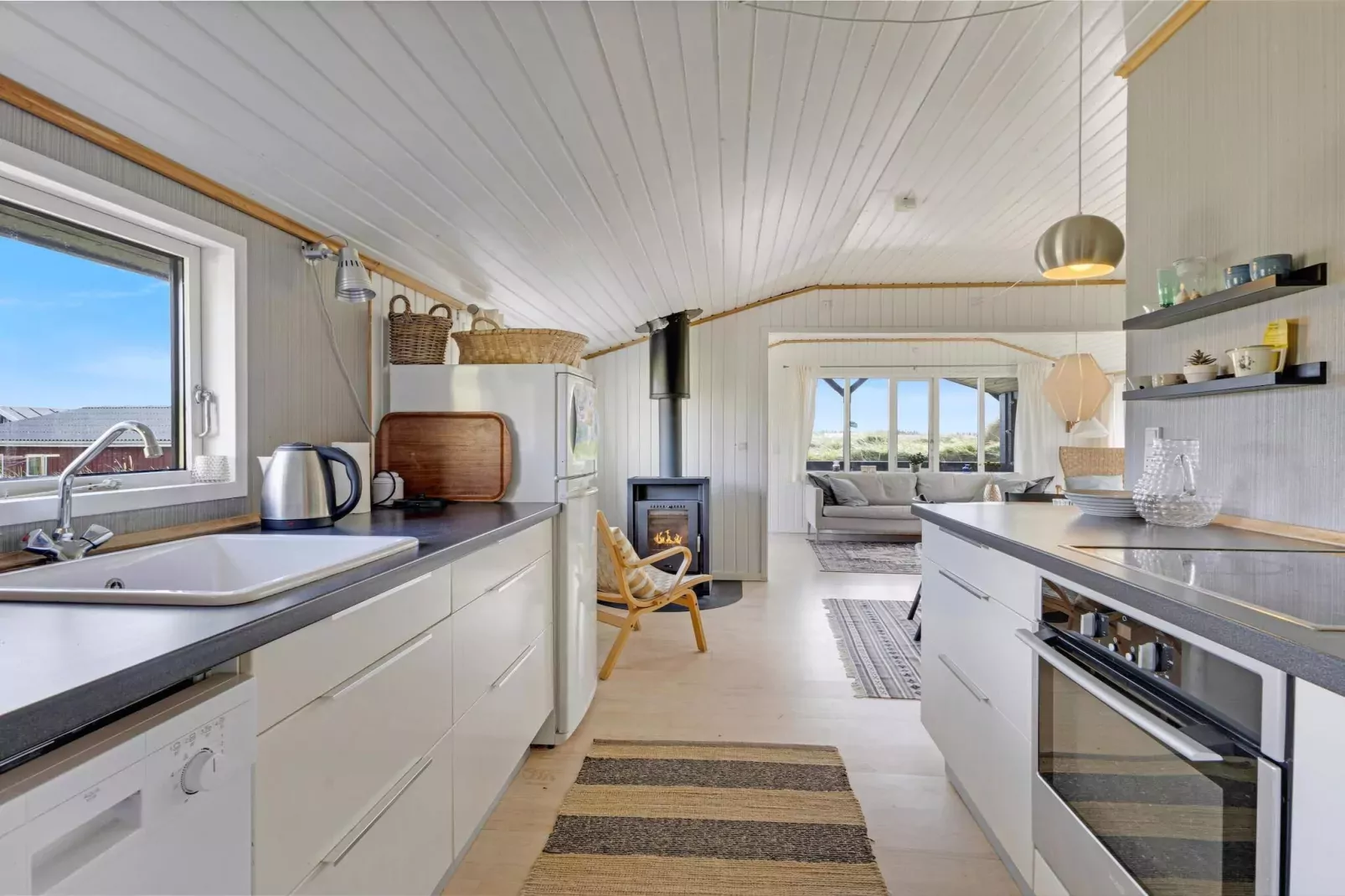 Vakantiehuis in Lokken met uitzicht-Binnen
