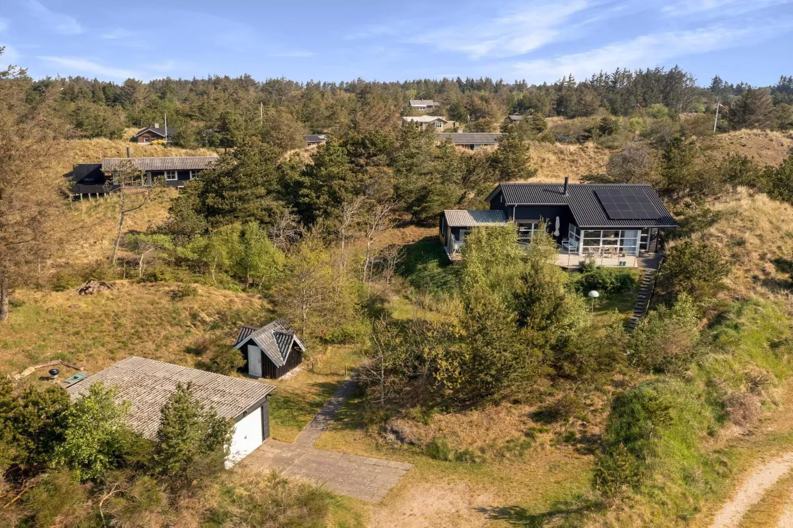 Vakantiehuis nabij het stadje Blokhus-Buitenlucht