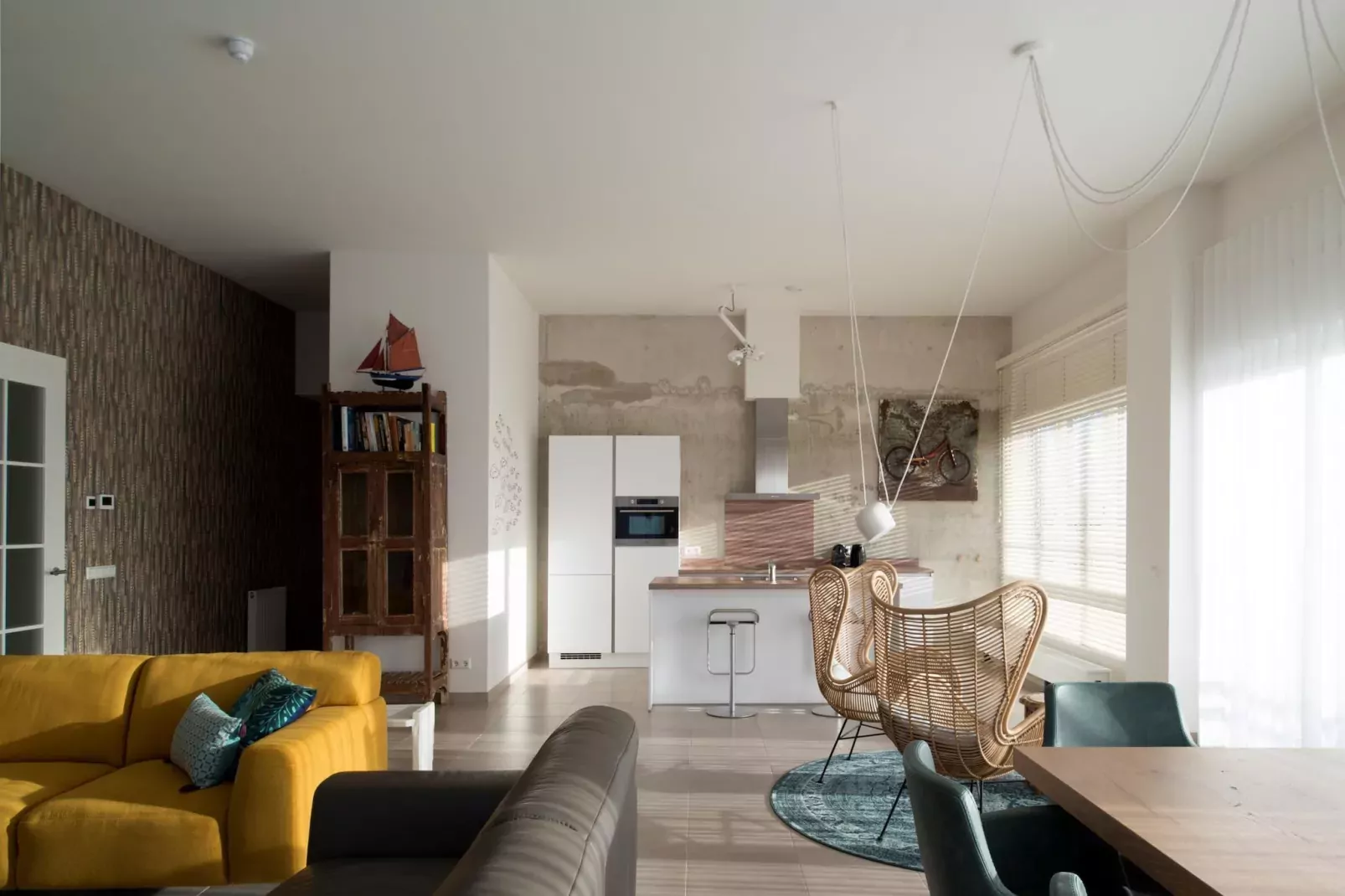 Penthouse Duinhof-Woonkamer
