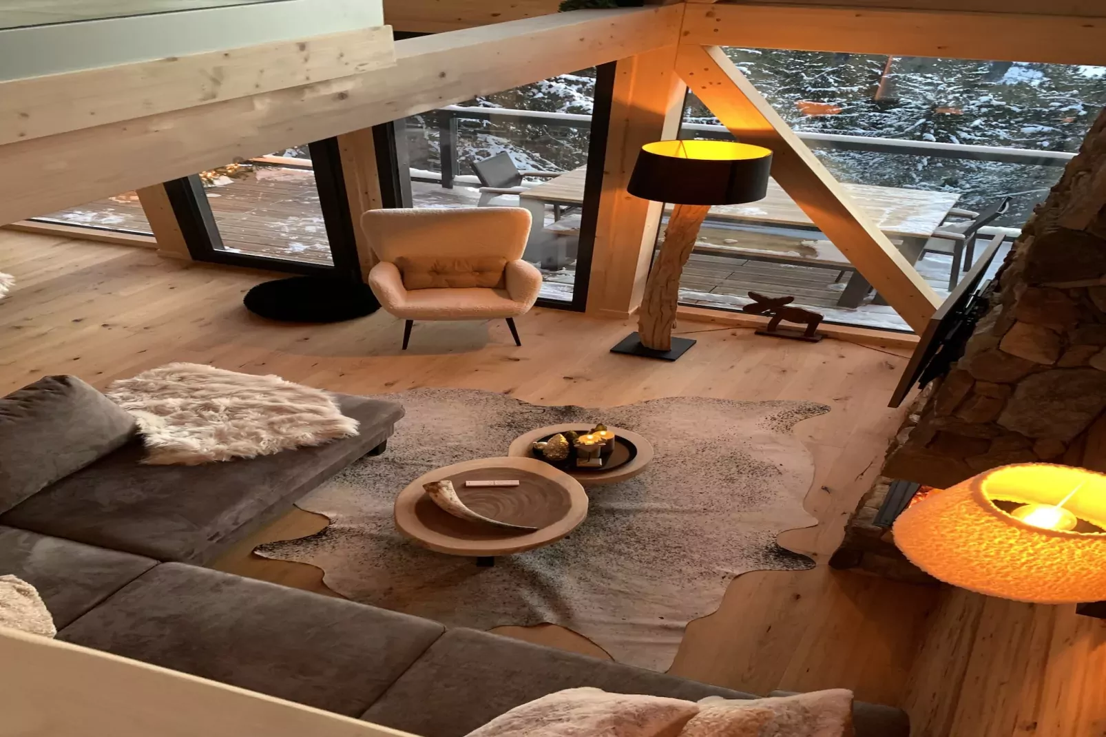 Naturchalets Turracher Höhe 25-Woonkamer