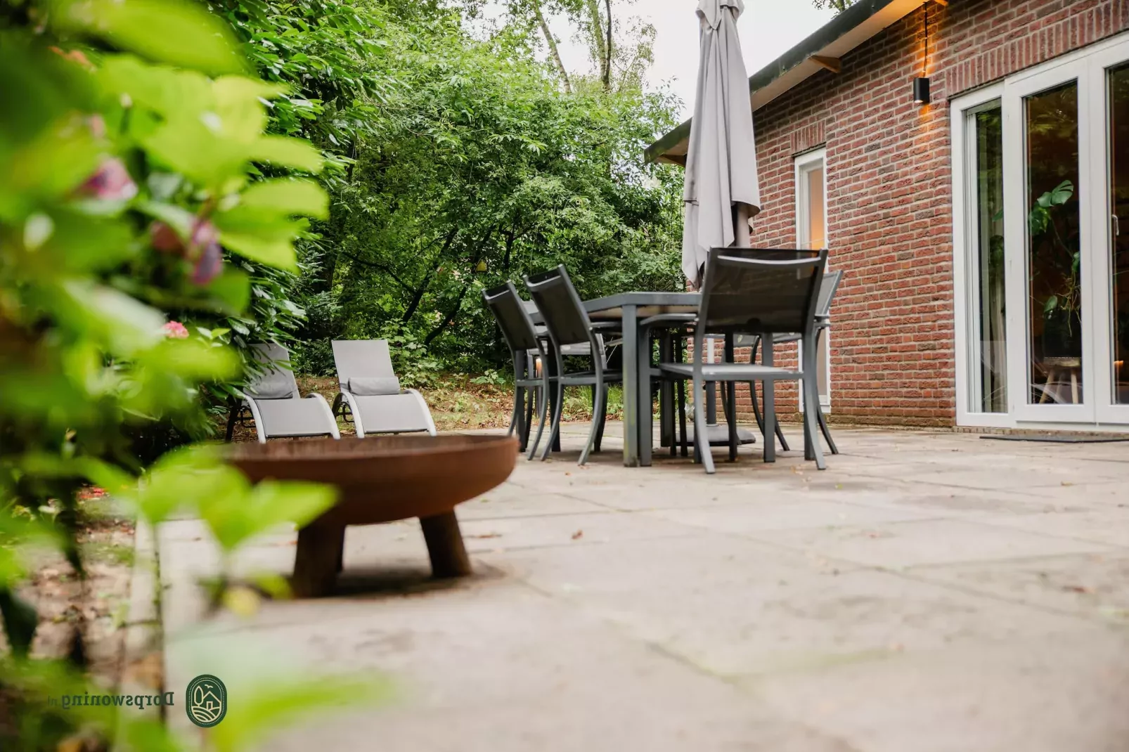 Dorpswoning In het Bos-Terrasbalkon