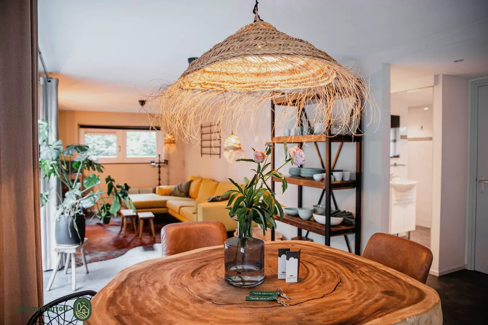 Dorpswoning In het Bos-Woonkamer