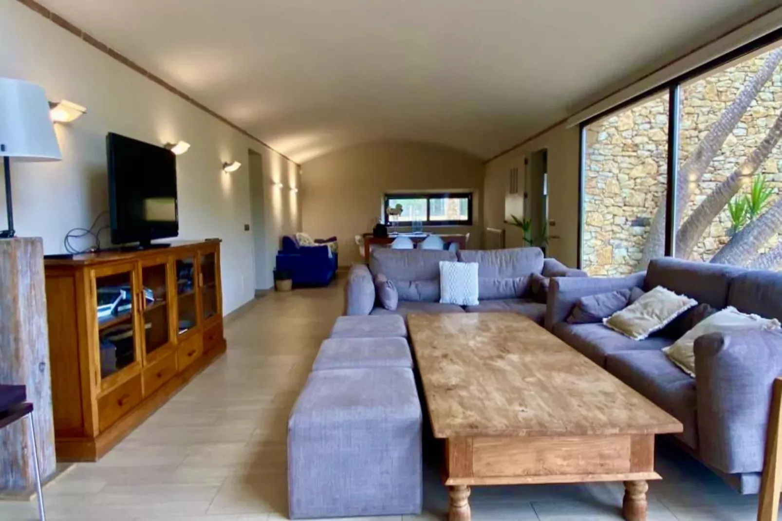 VILLA BRUGUERES BEGUR-Woonkamer