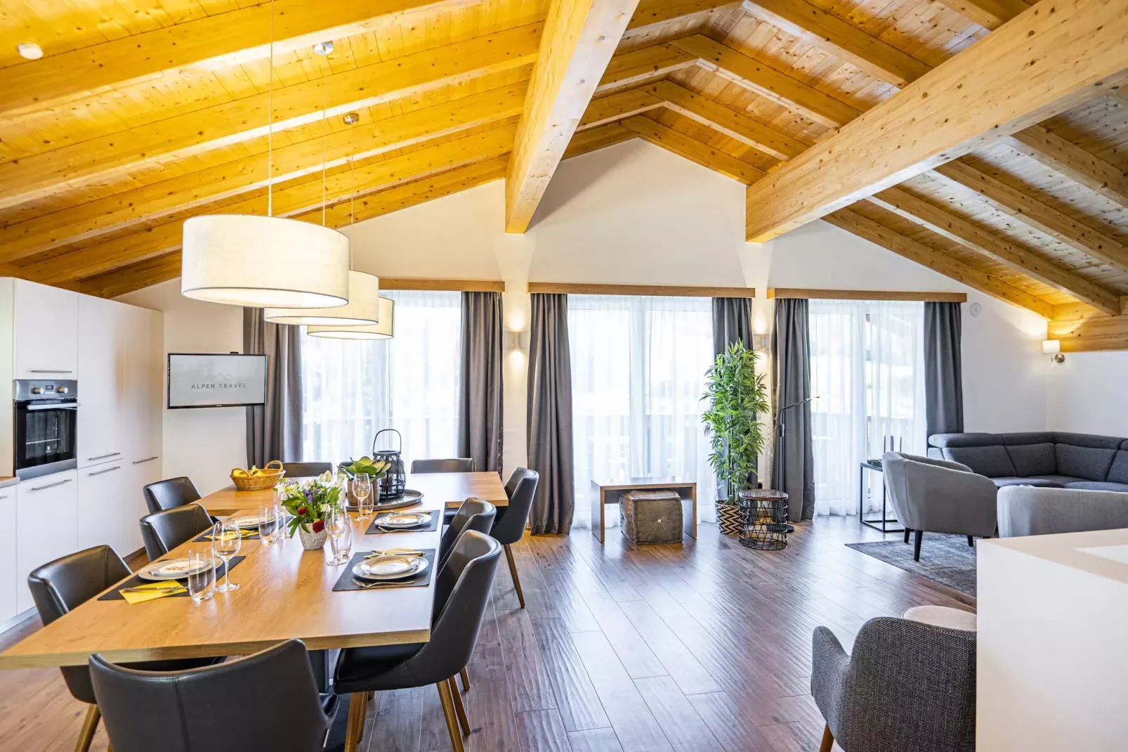 Deluxe Chalet-Eetkamer