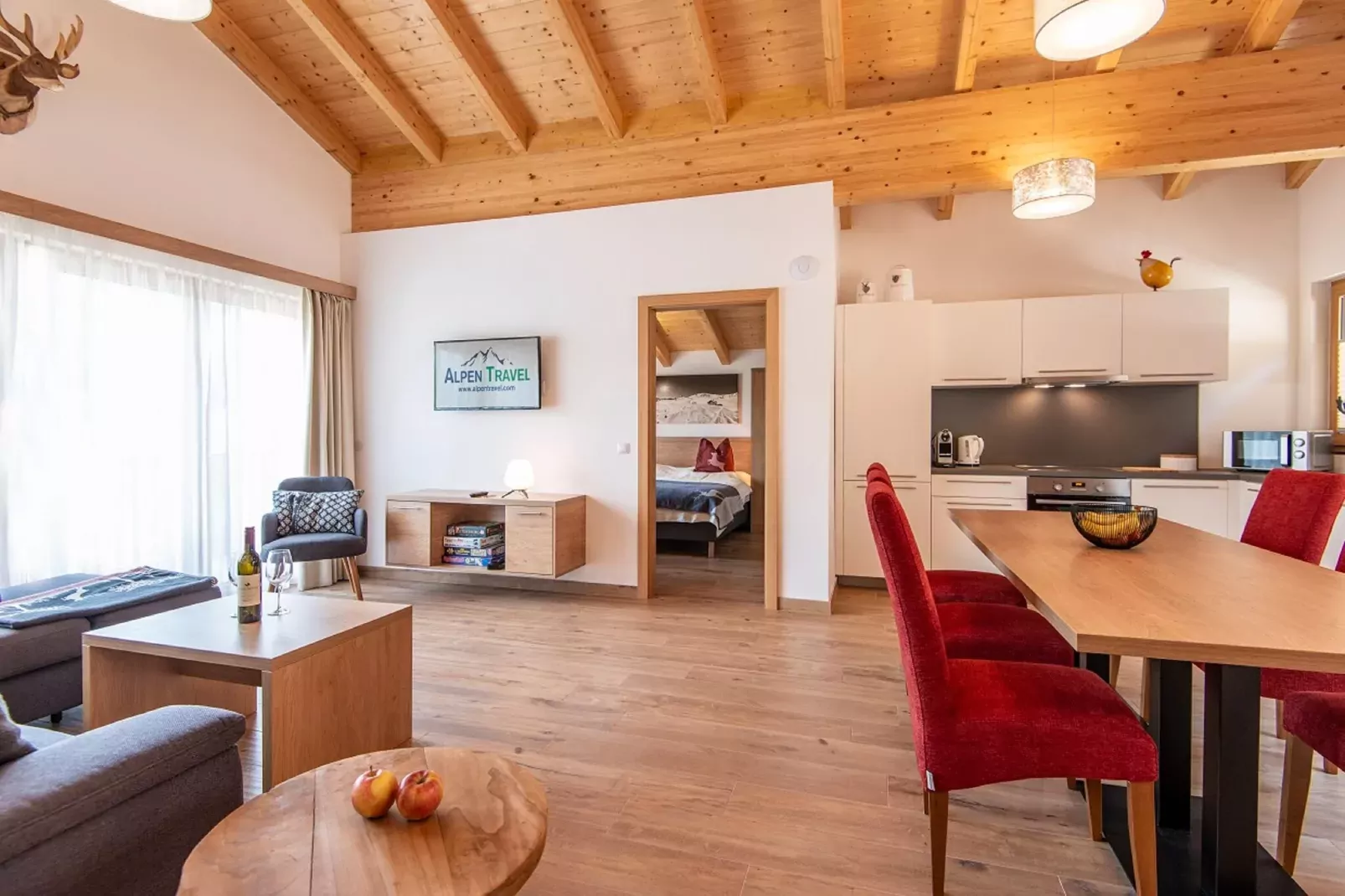 GA2P Alpenleben Apartments-Woonkamer