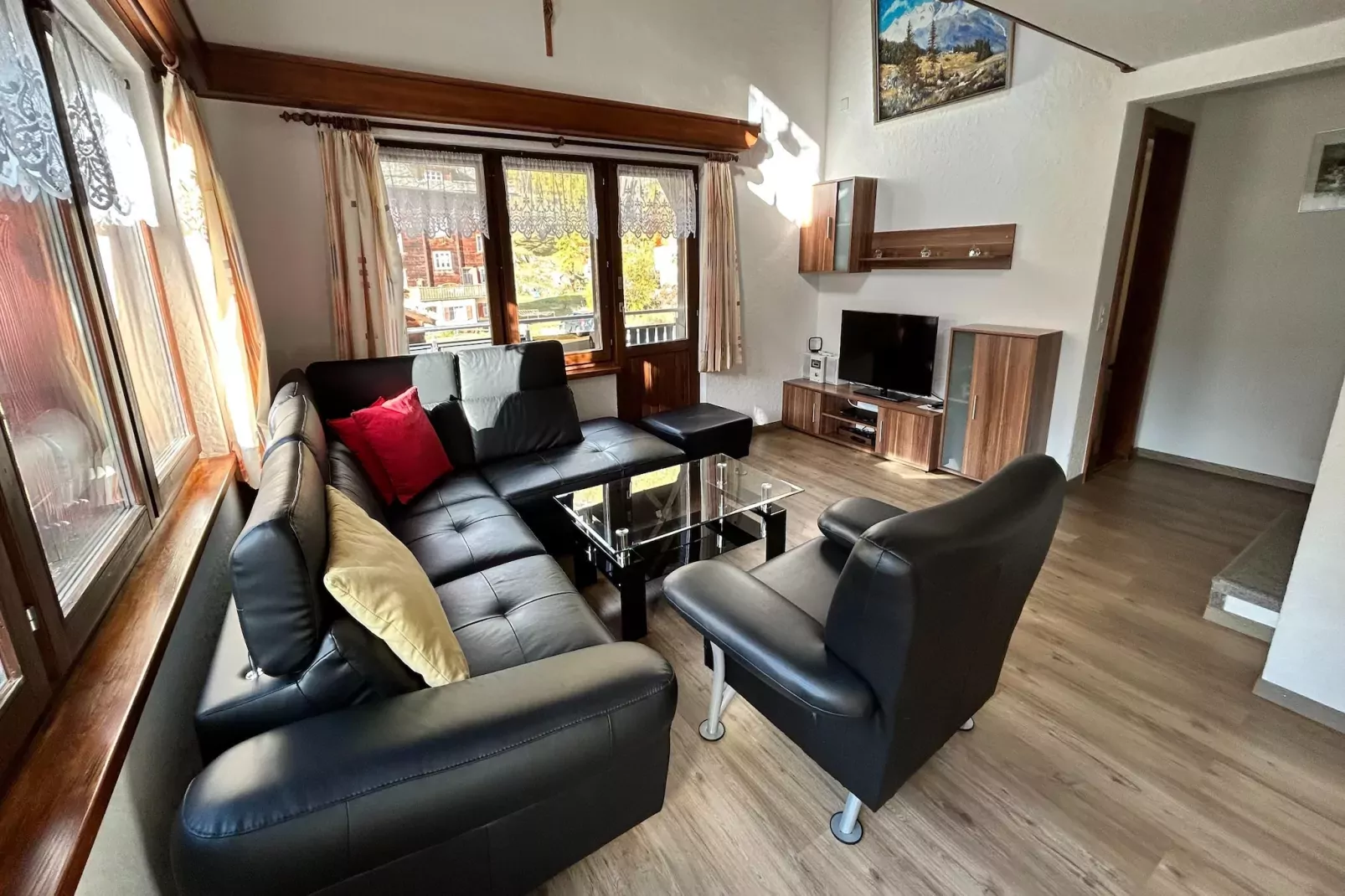 Chalet Sunstar große Wohnung-Woonkamer