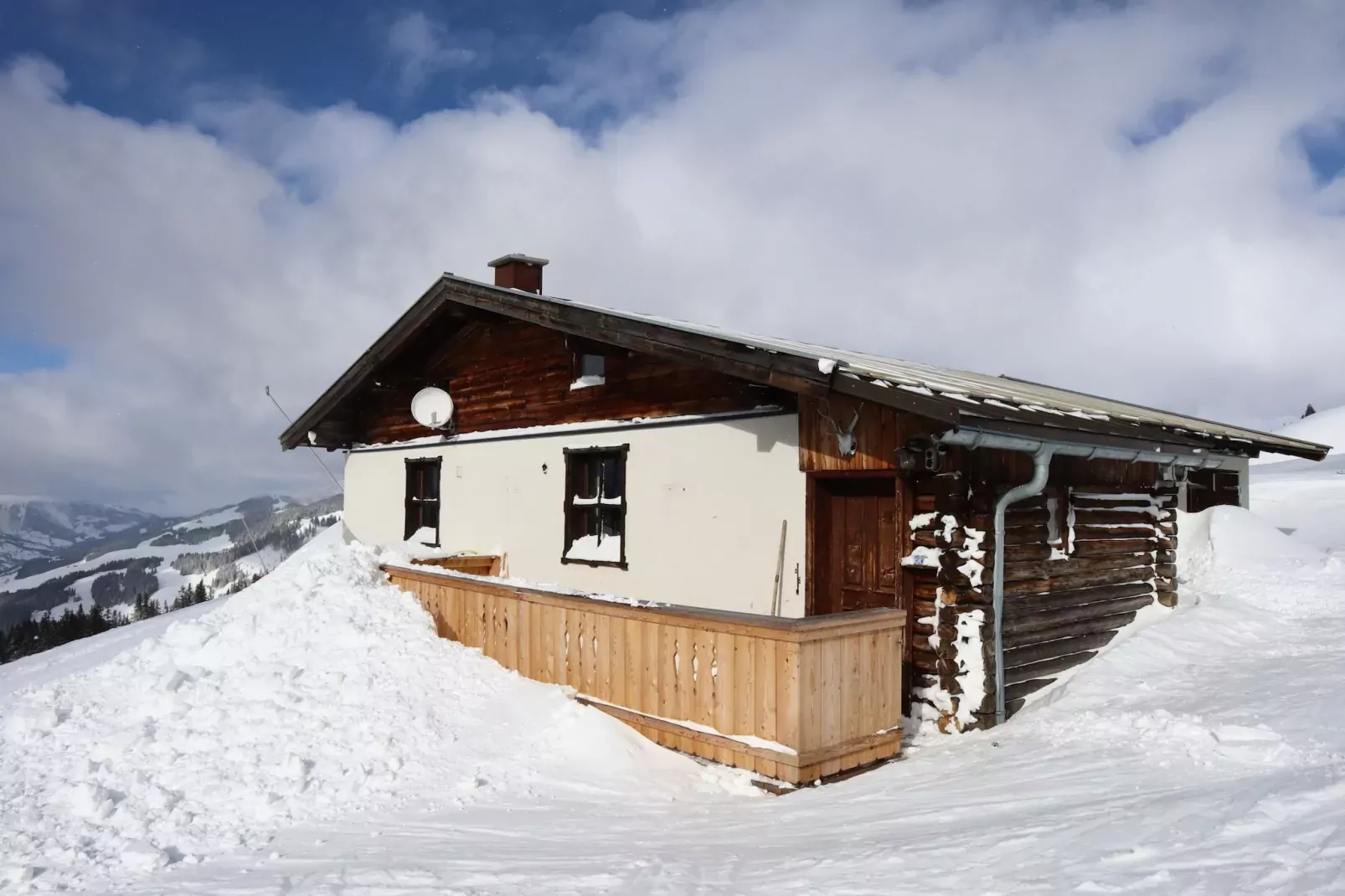 Almhütte Gipfelblick-Exterieur winter