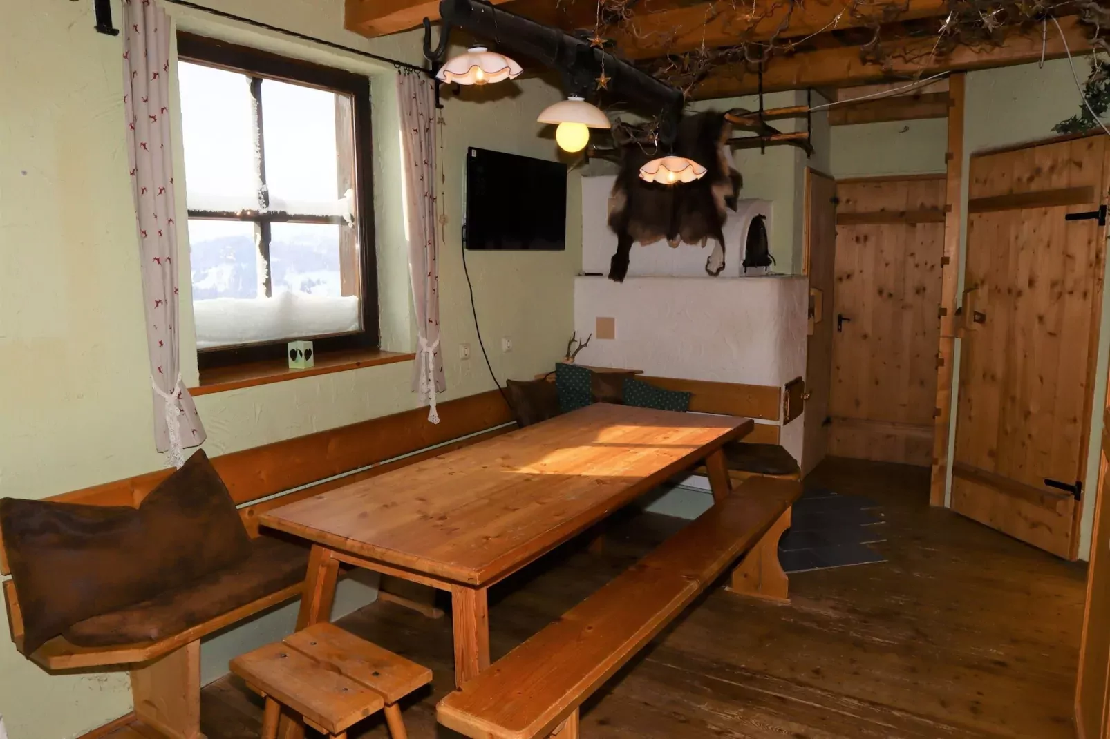 Almhütte Gipfelblick-Eetkamer