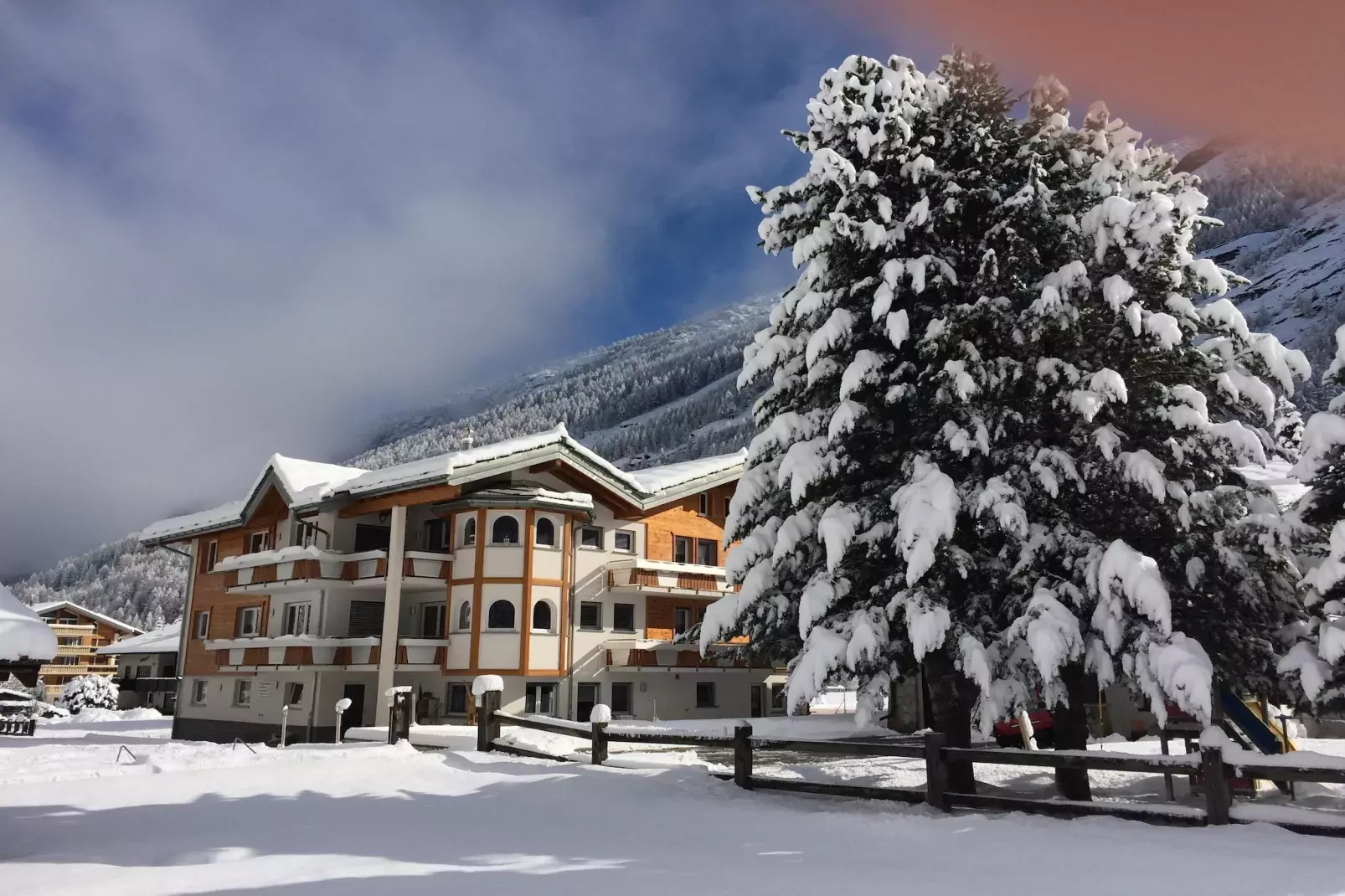 Haus Alpenstern Wohnung Distel-Exterieur winter