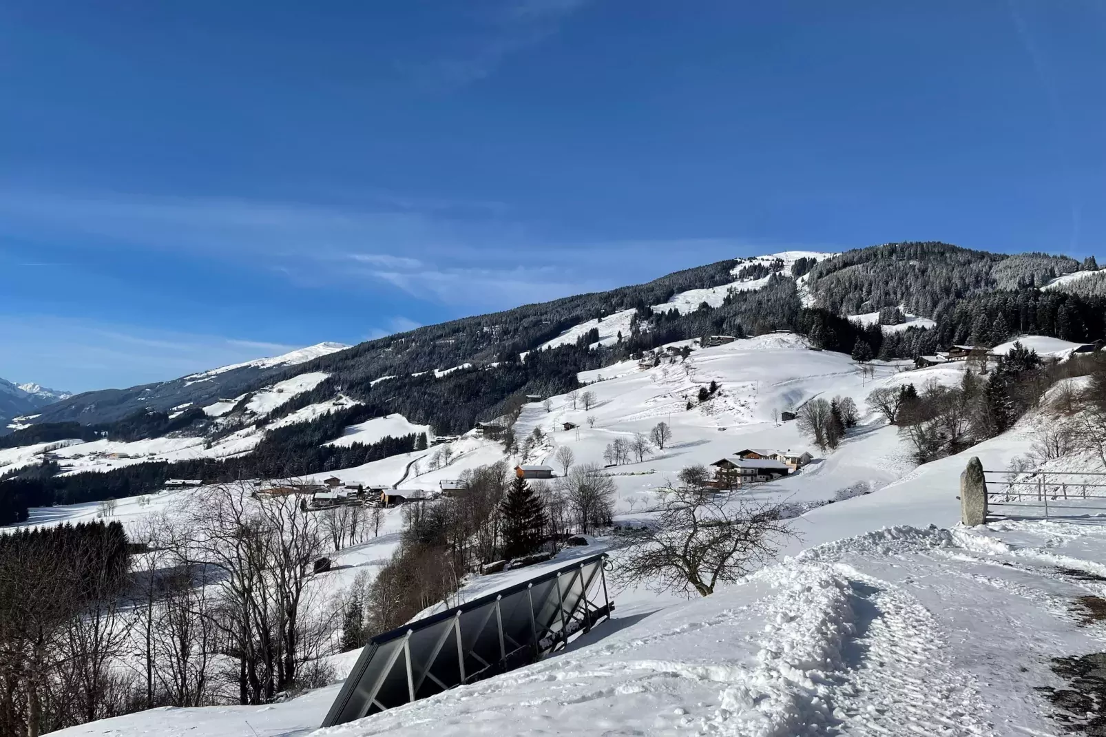 Motzerngut-Uitzicht winter