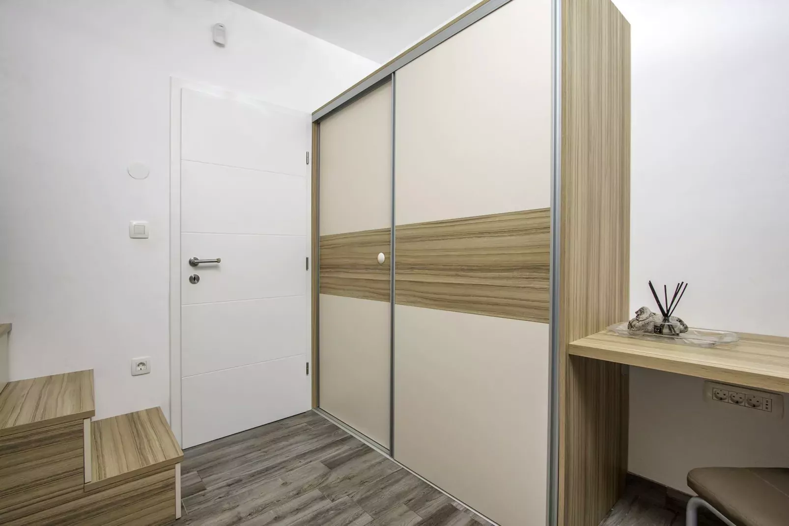 Apartment Volme - Private Pool and Sea View-Slaapkamer