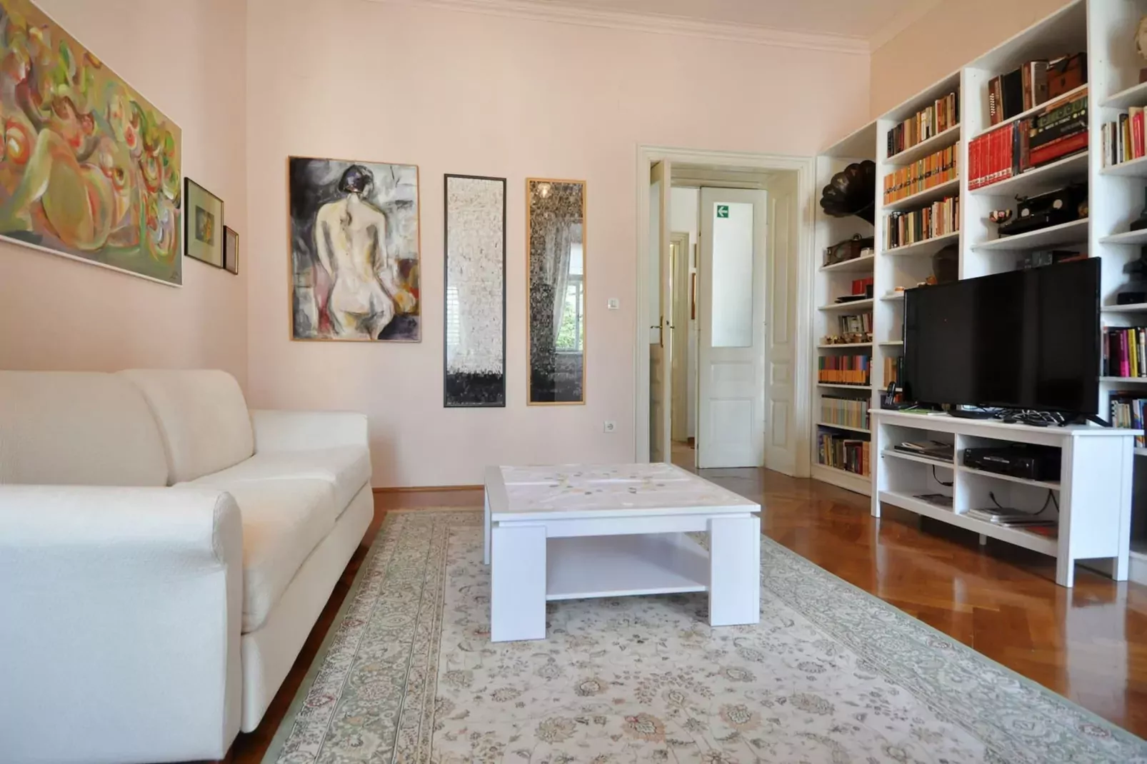 Amphitheater Art Apartment-Woonkamer