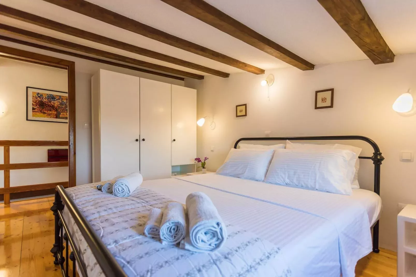 Casa Vala Romana - Big Garden, Jacuzzi, Free Bikes-Slaapkamer