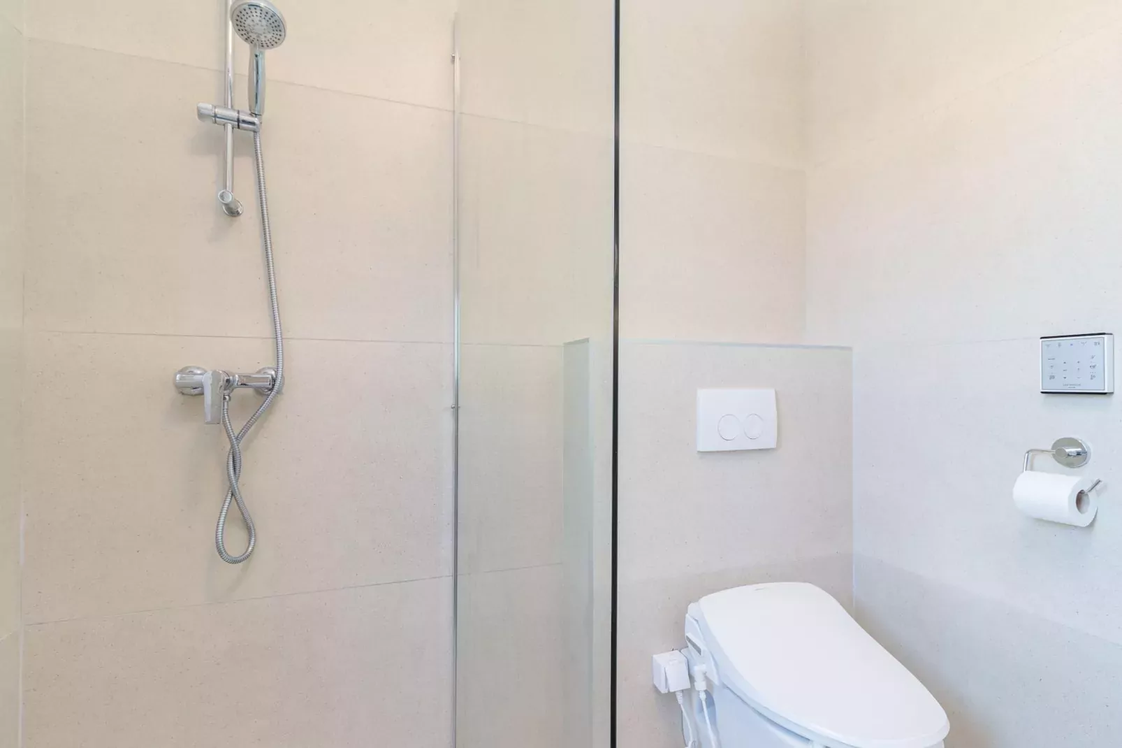 Pool Apartment Sax with Sea View (Private Pool)-Badkamer
