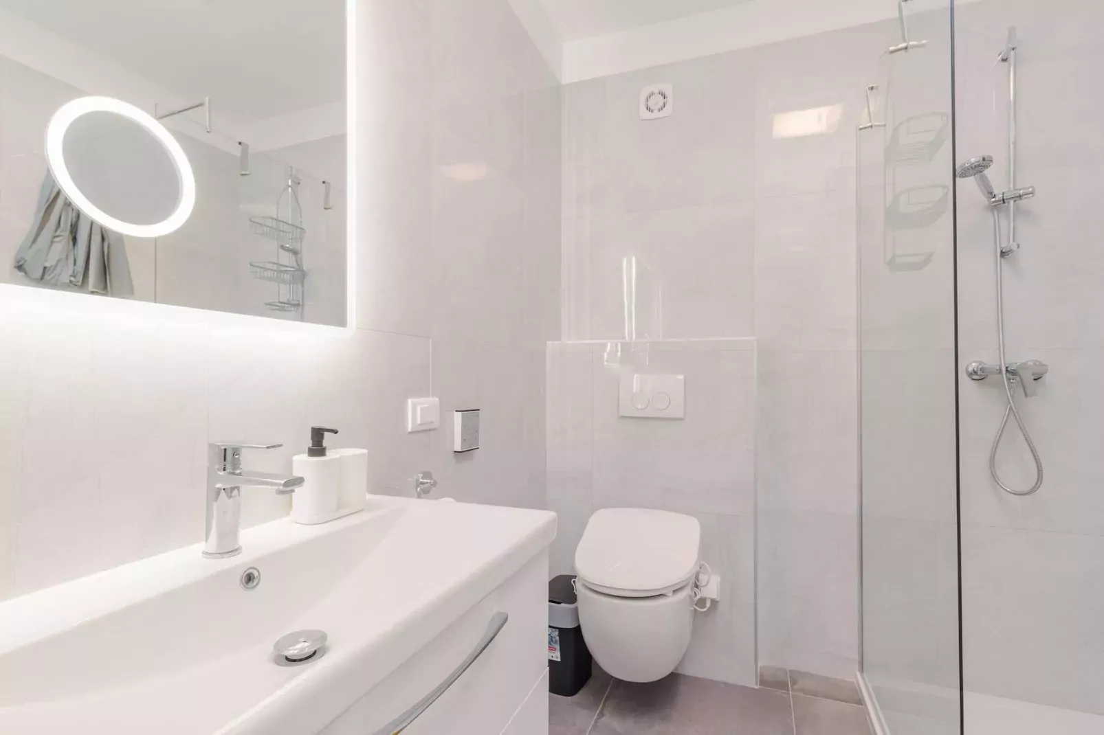 Penthouse Sax with Sea View-Badkamer