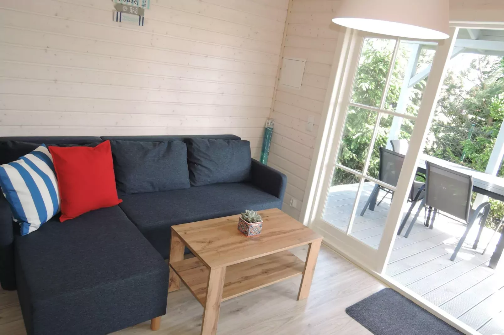 Holiday homes Rewal 60 qm Kapitäns Haus-Woonkamer