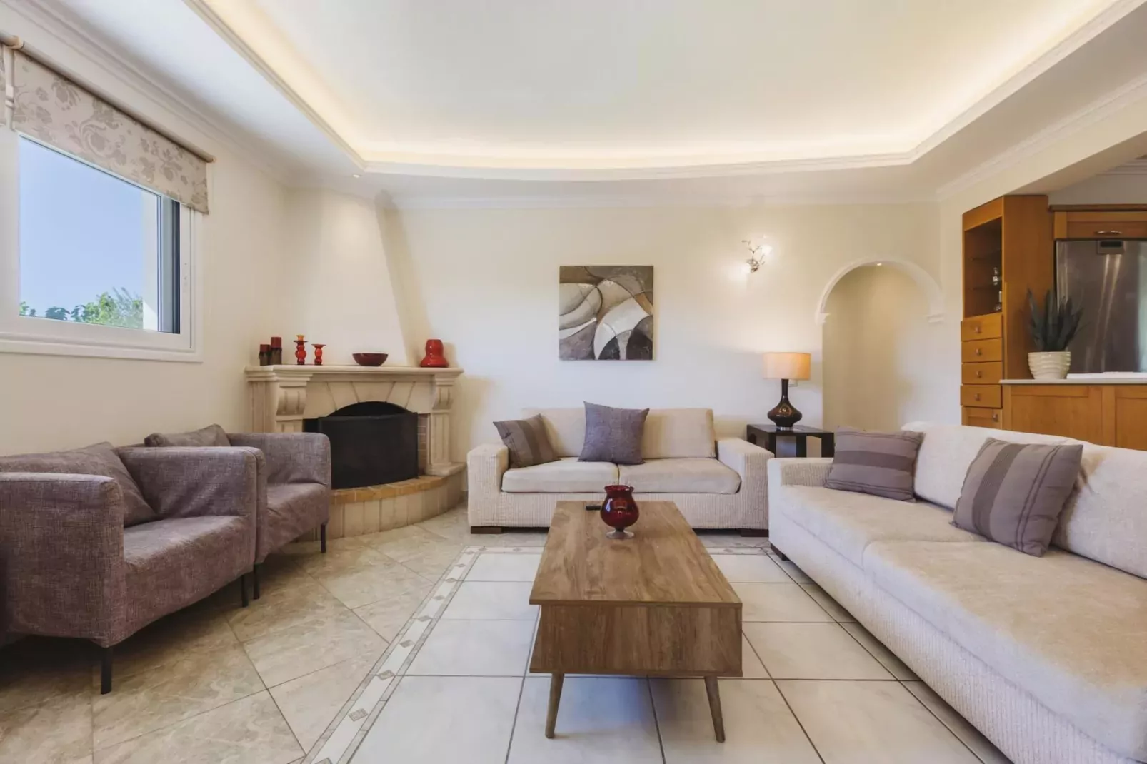 Villa Lilly with private pool-Woonkamer