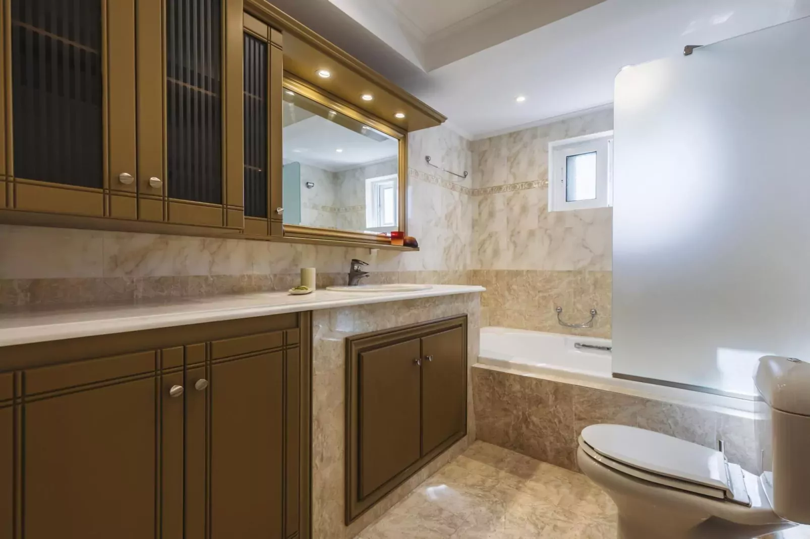 Villa Lilly with private pool-Badkamer