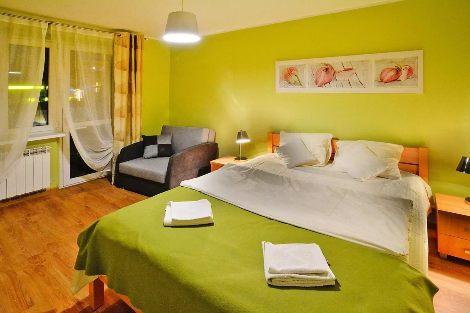 Apartament dla 5 osób Kołobrzeg-Slaapkamer