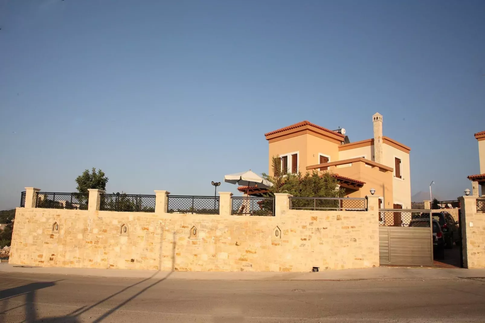 Agnanti Marina villa with private pool-Uitzicht zomer
