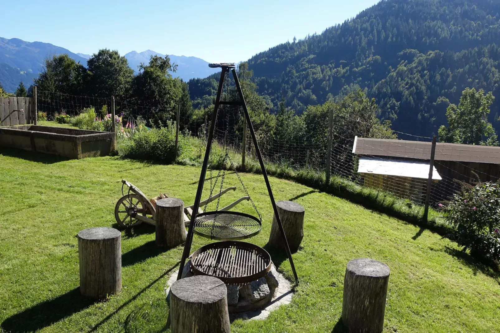 Roßweid Huette-Tuinen zomer