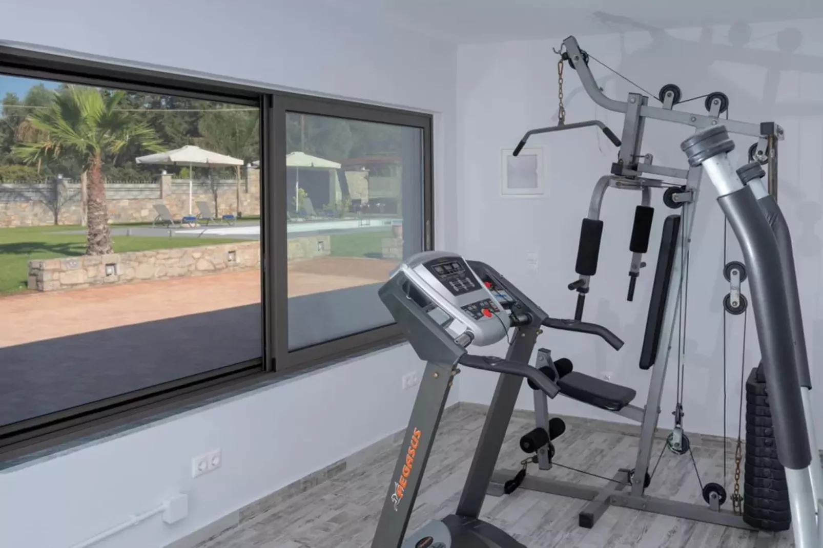 Villa David with private pool-Sportzaal