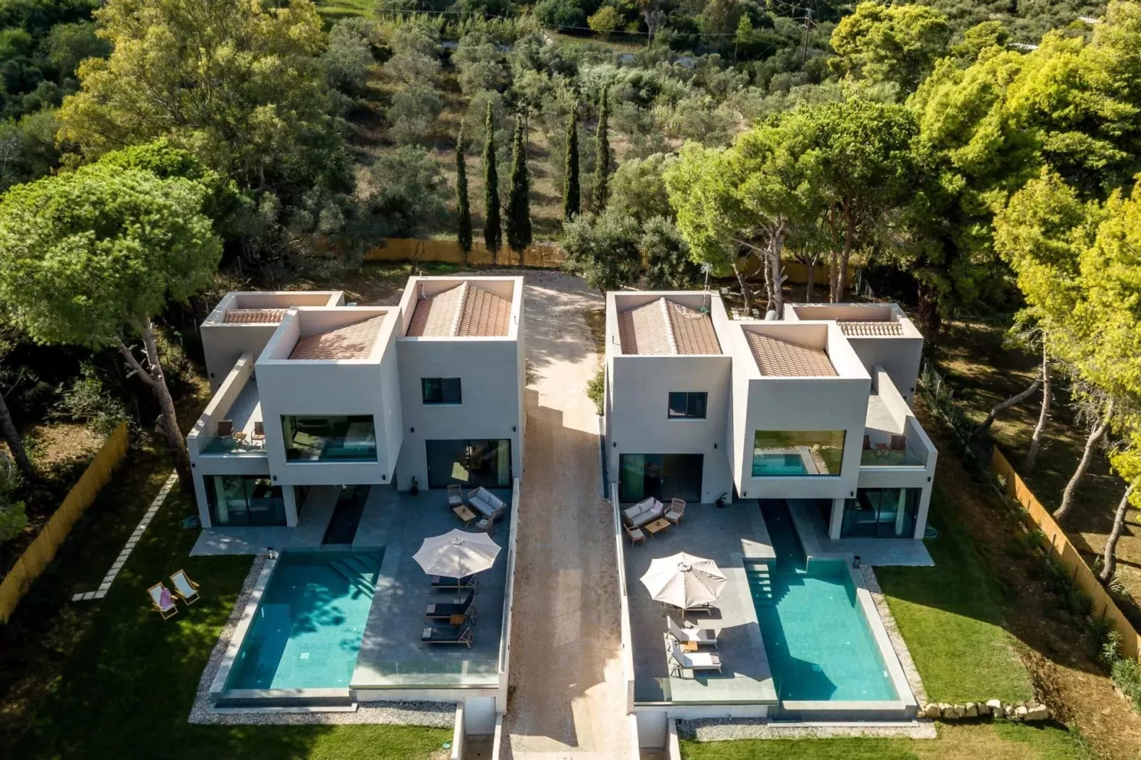 Luxury Villa Mon I Vassilikos-Buitenkant zomer