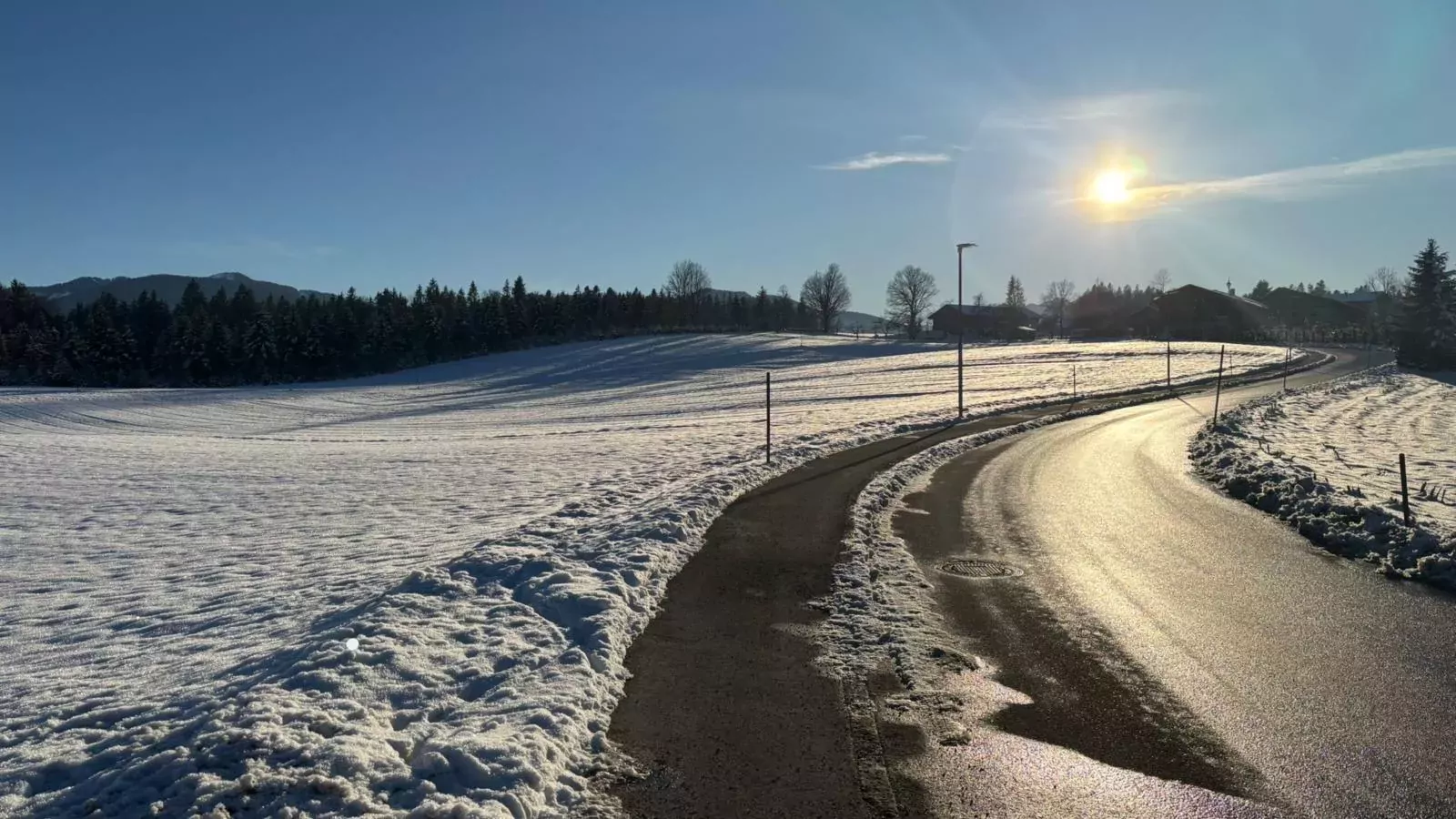 Almblick-Uitzicht winter