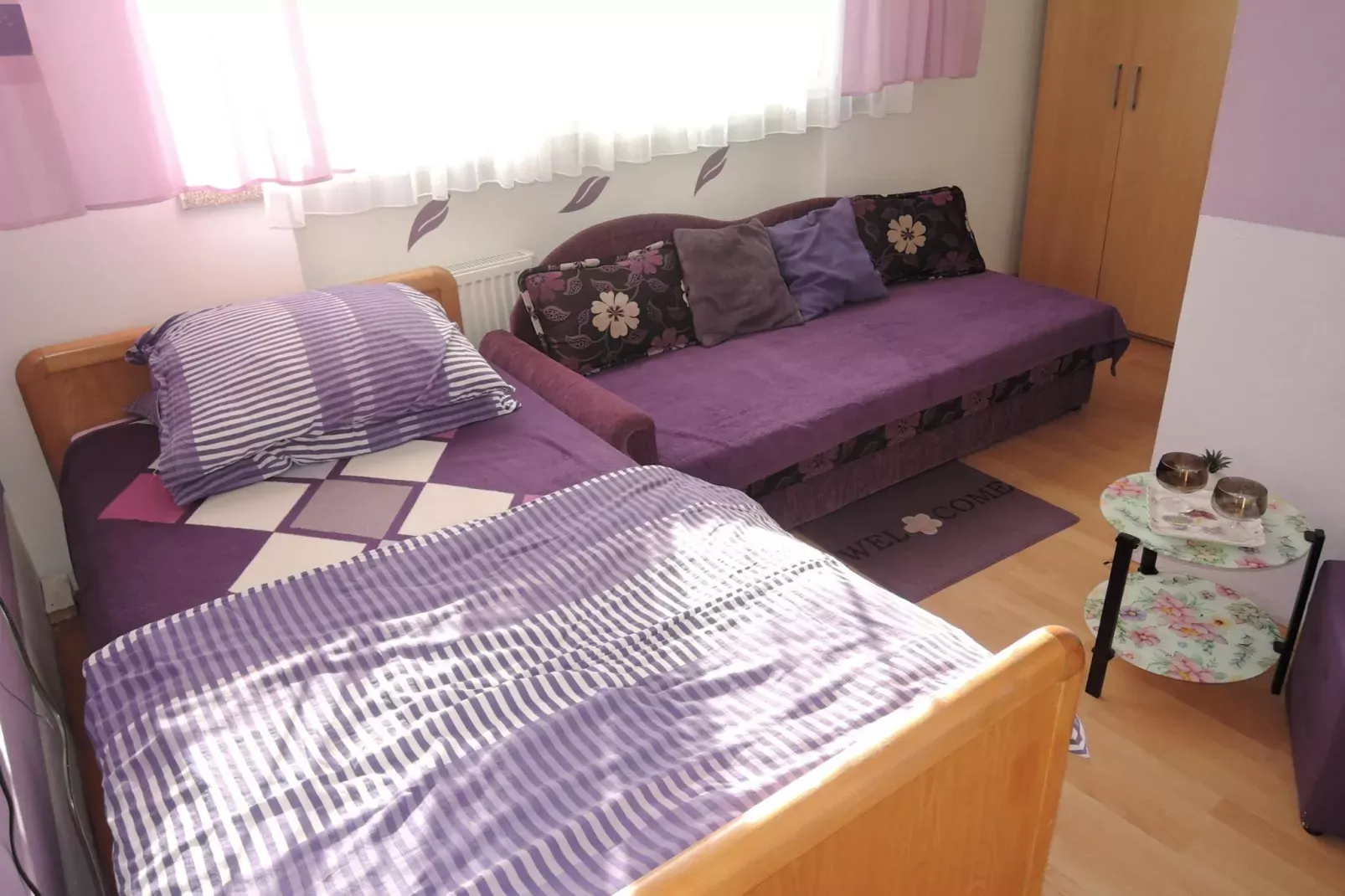 Dwójka fioletowa I piętro-Slaapkamer