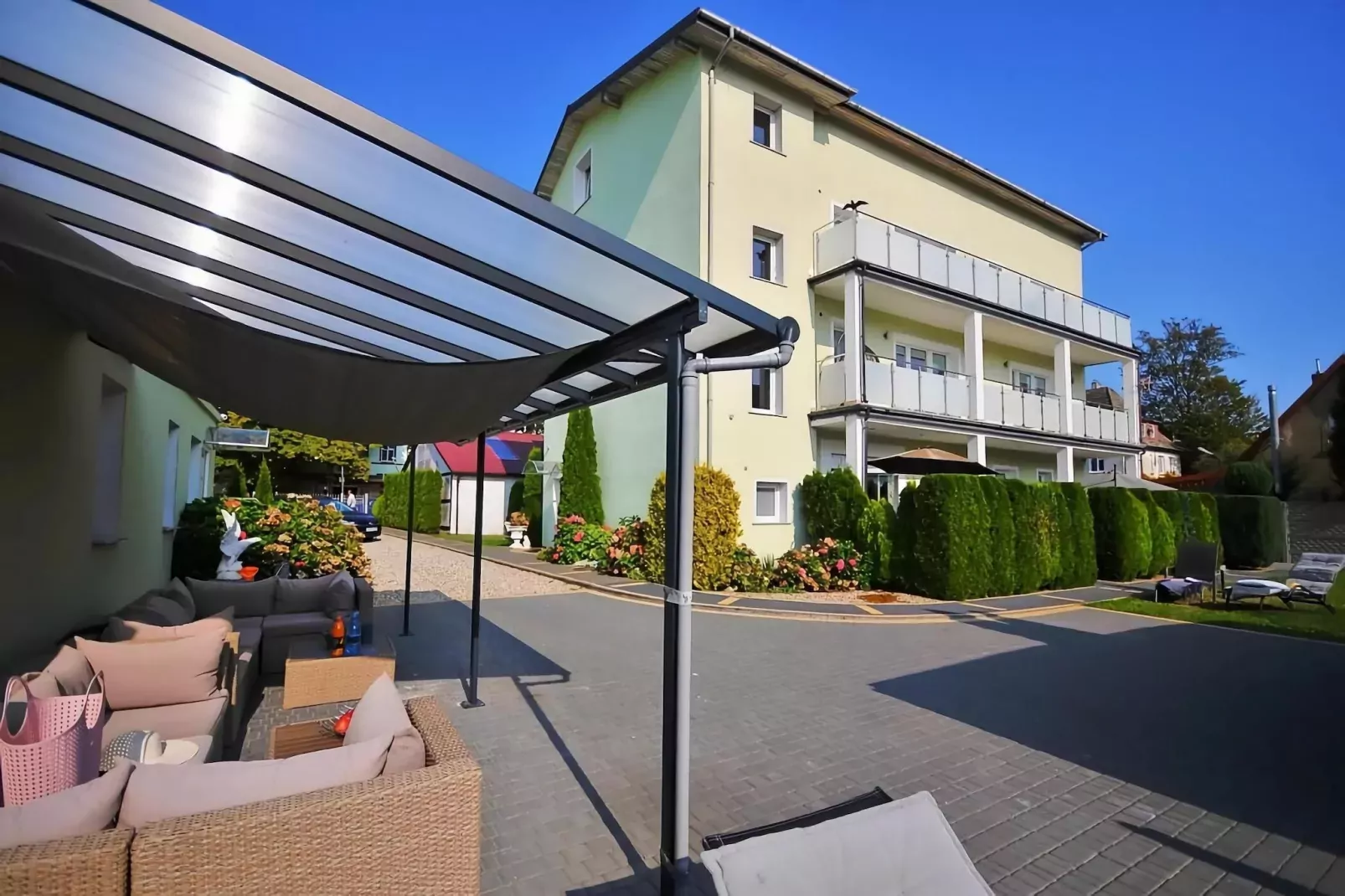 Studio 3-osobowe nr 1 30 m2 na poddaszu Ustronie Morskie-Buitenkant zomer