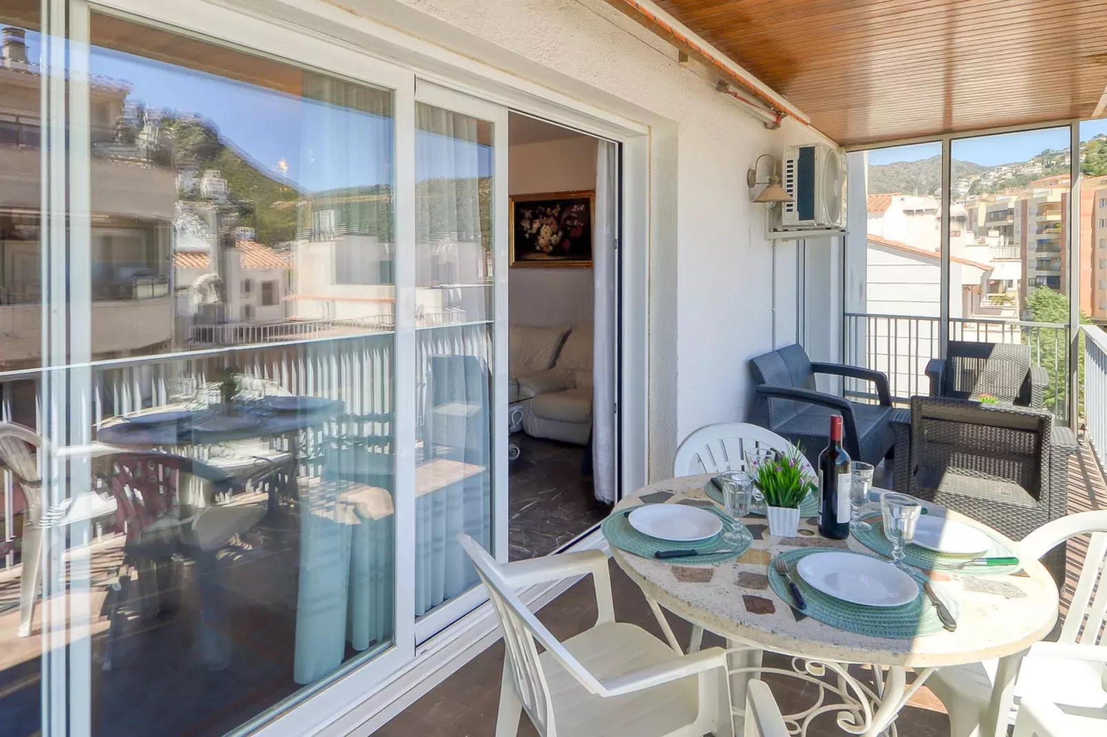 Av De Rhode 229 Roses-Terrasbalkon