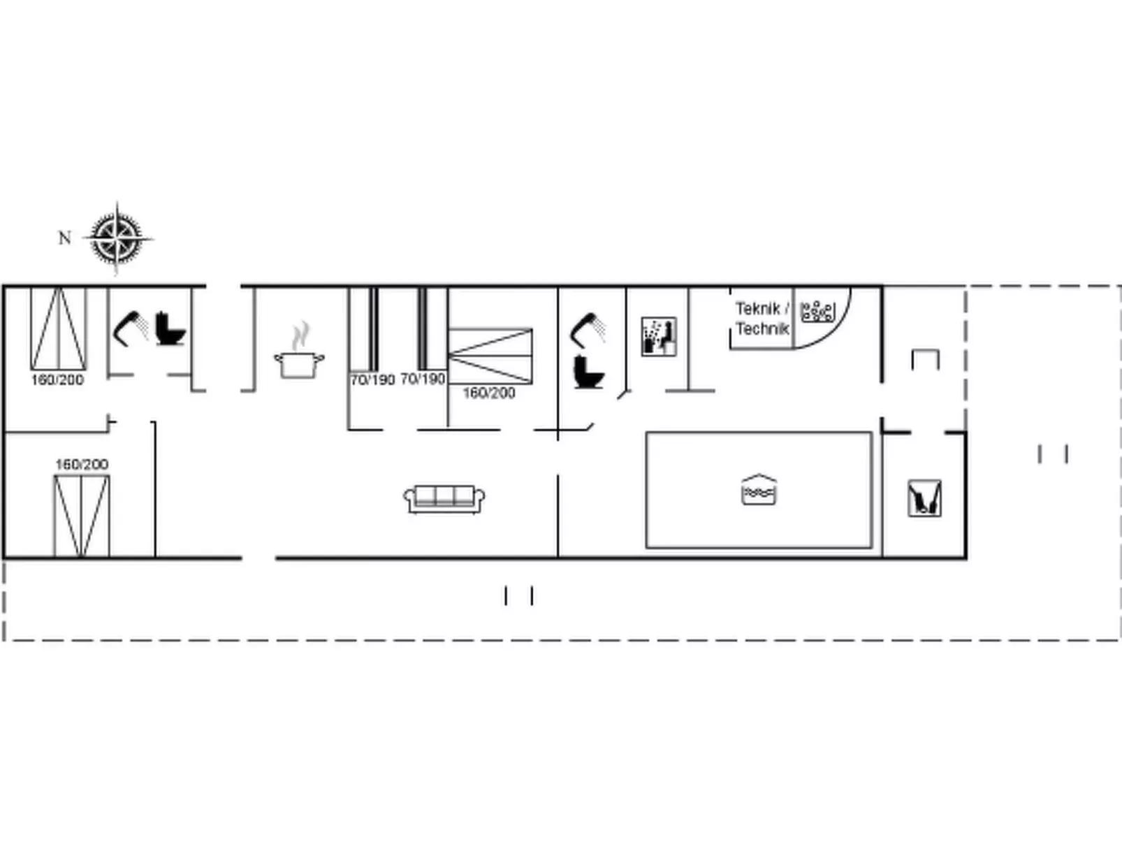 "Adrienne" - 490m from the sea-Binnen