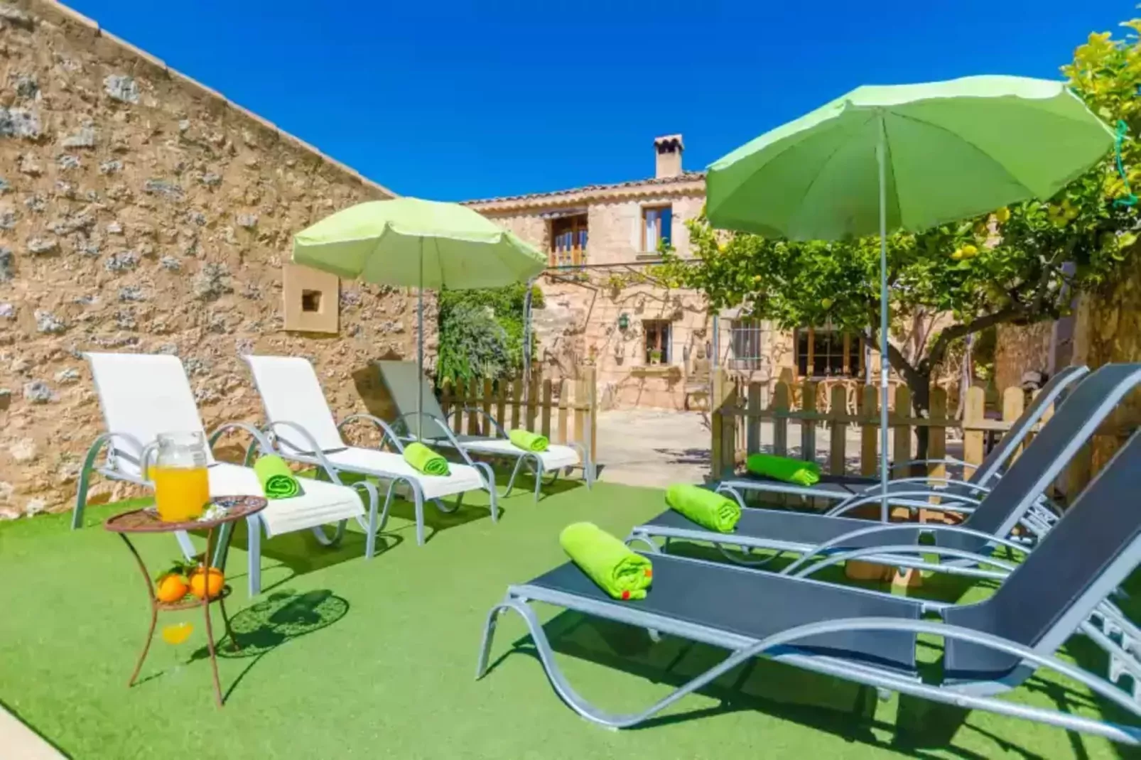 Finca Can Maria Costitx-Terrasbalkon