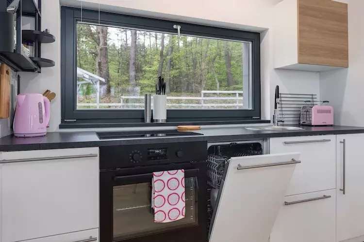 Dom wakacyjny dla 2 osób nad jeziorem Wisełka-Keuken